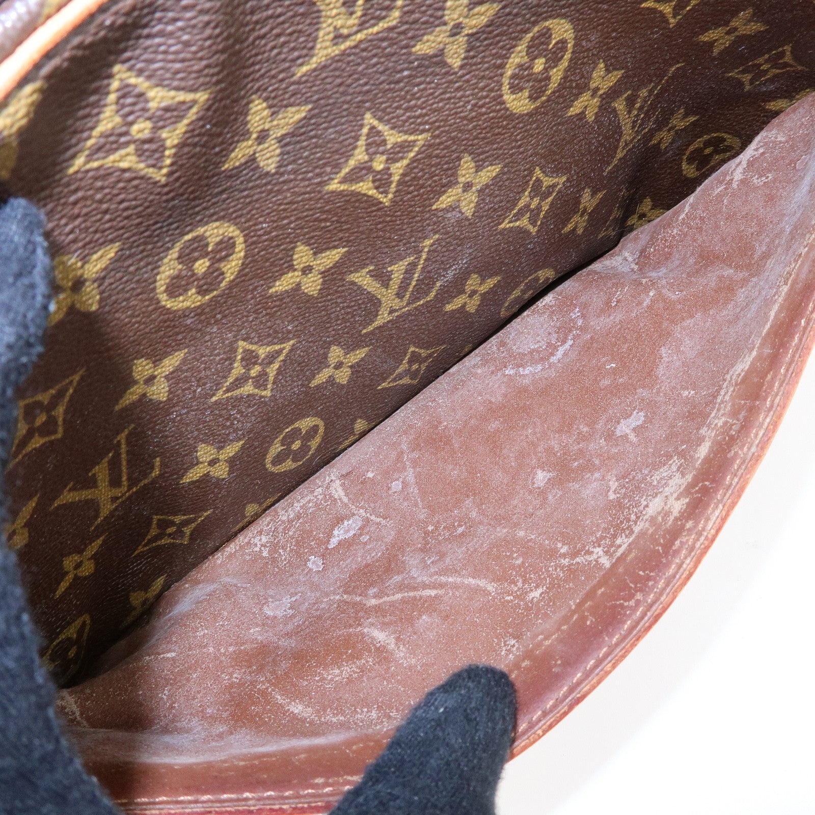Louis Vuitton Monogram Compiegne 28 Pouch Clutch Bag Brown M51845