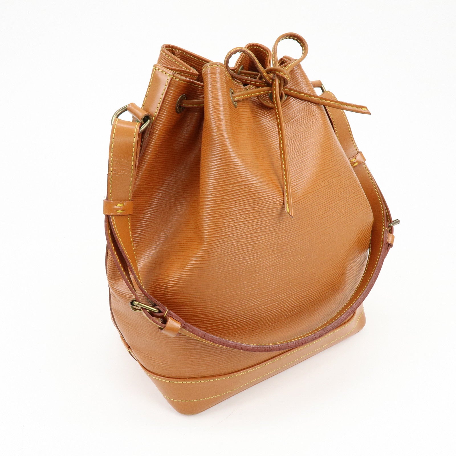 Louis Vuitton Epi Leather Noe Shoulder Bag Zipang Gold M44008