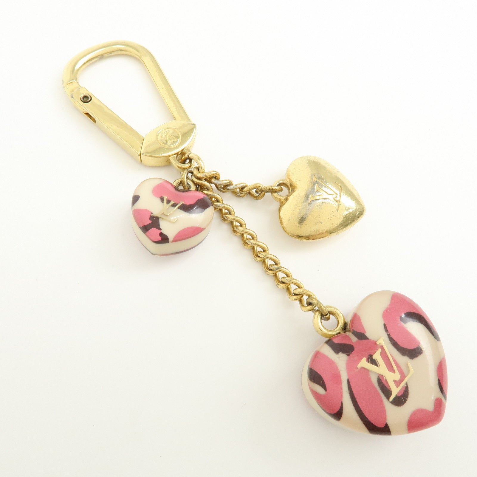 Louis Vuitton Wild At Heart Porte Cles Bag Charm Leopard M66263