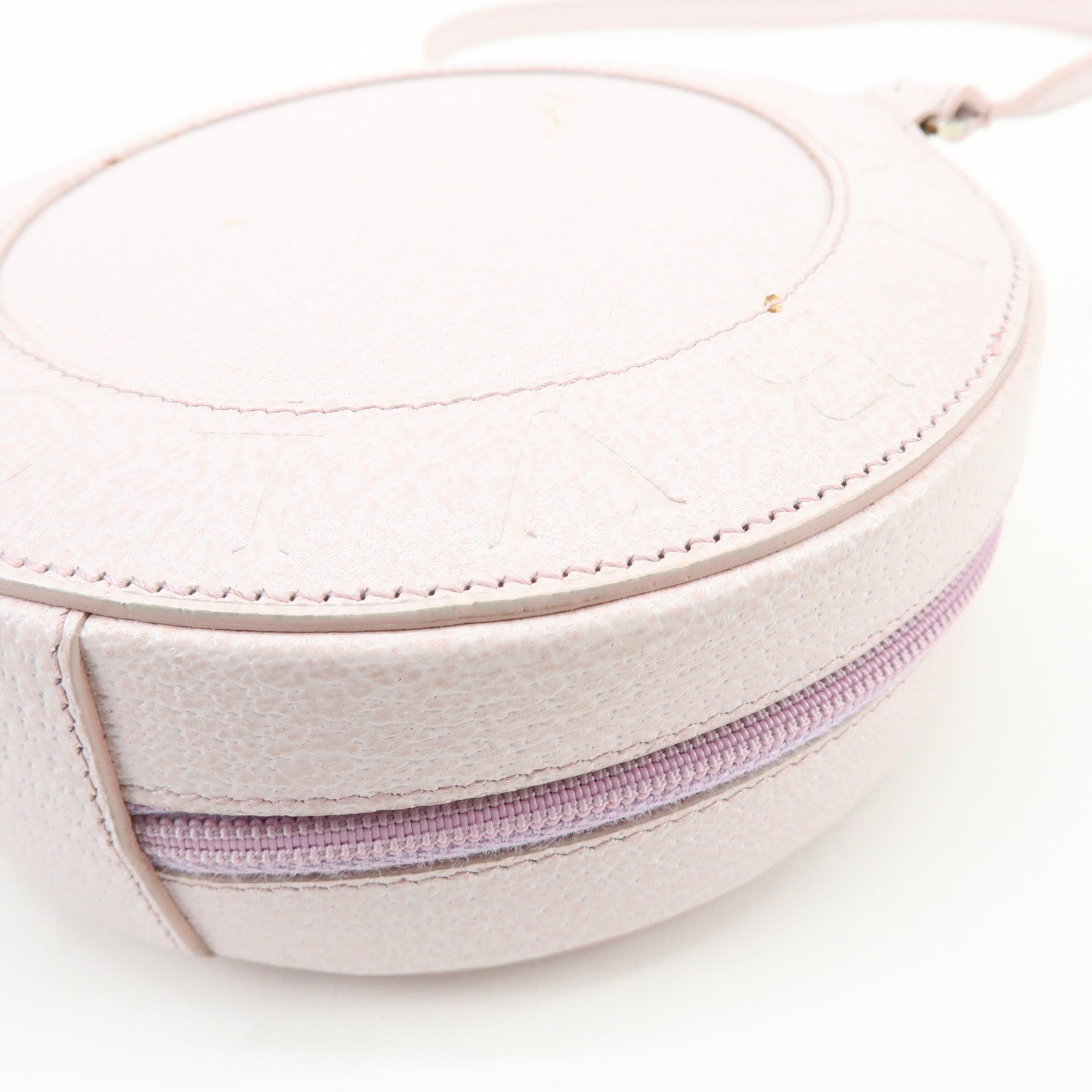 BVLGARI B-Zero1 Yo-Yo Leather Shoulder Bag Crossbody Bag Light Pink