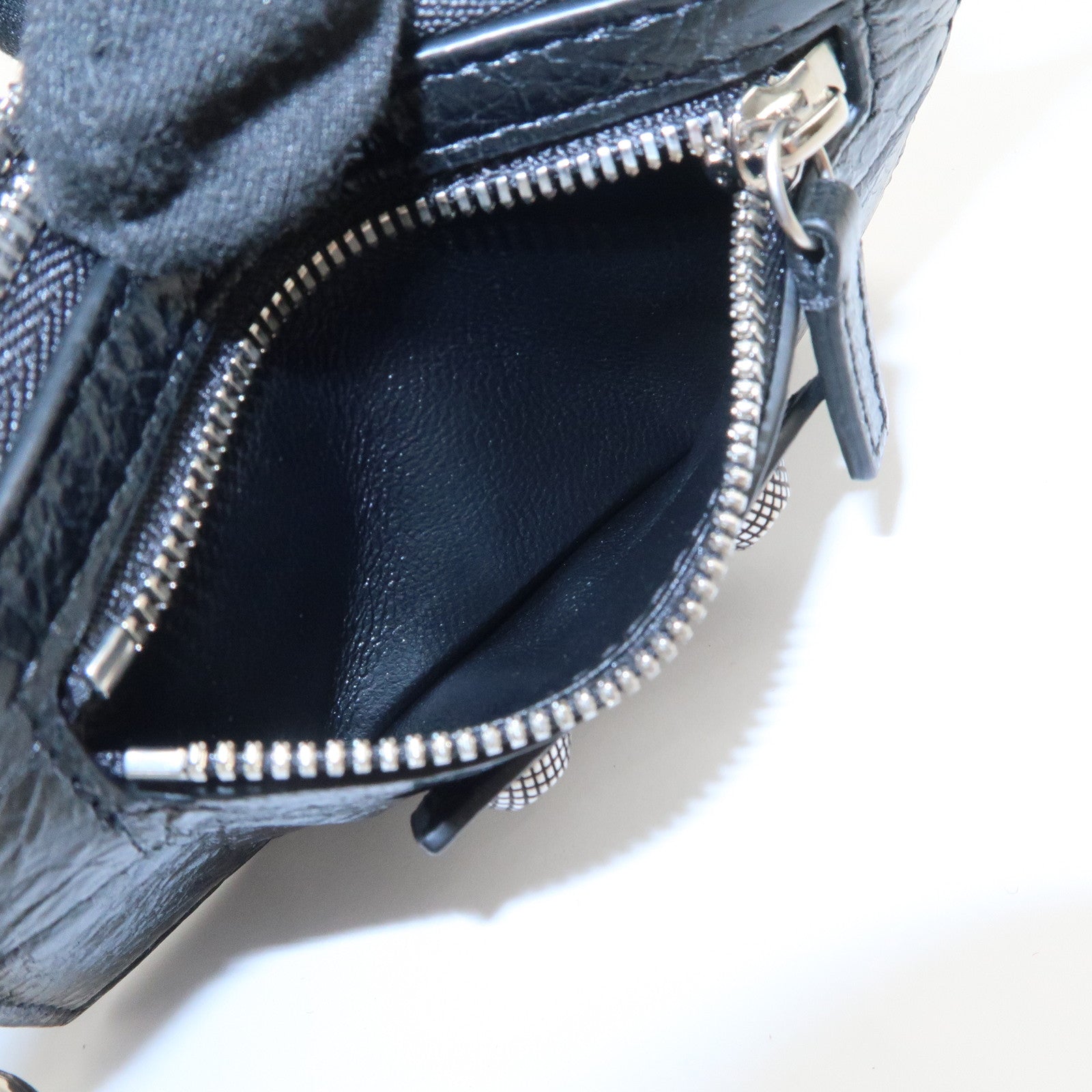 BALENCIAGA Le Cagole Leather Card Holder Fragment Case 764324
