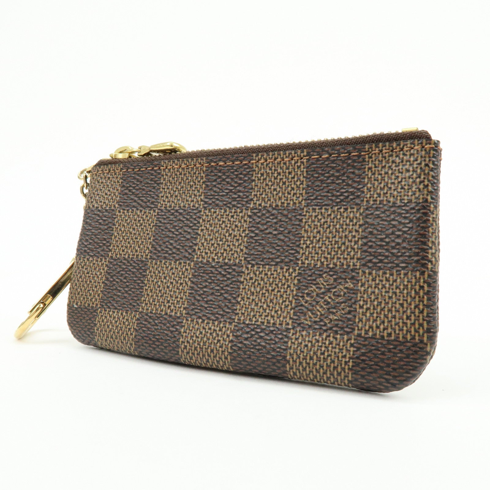Louis Vuitton Damier Pochette Cles Coin Case Damier Ebene N62658