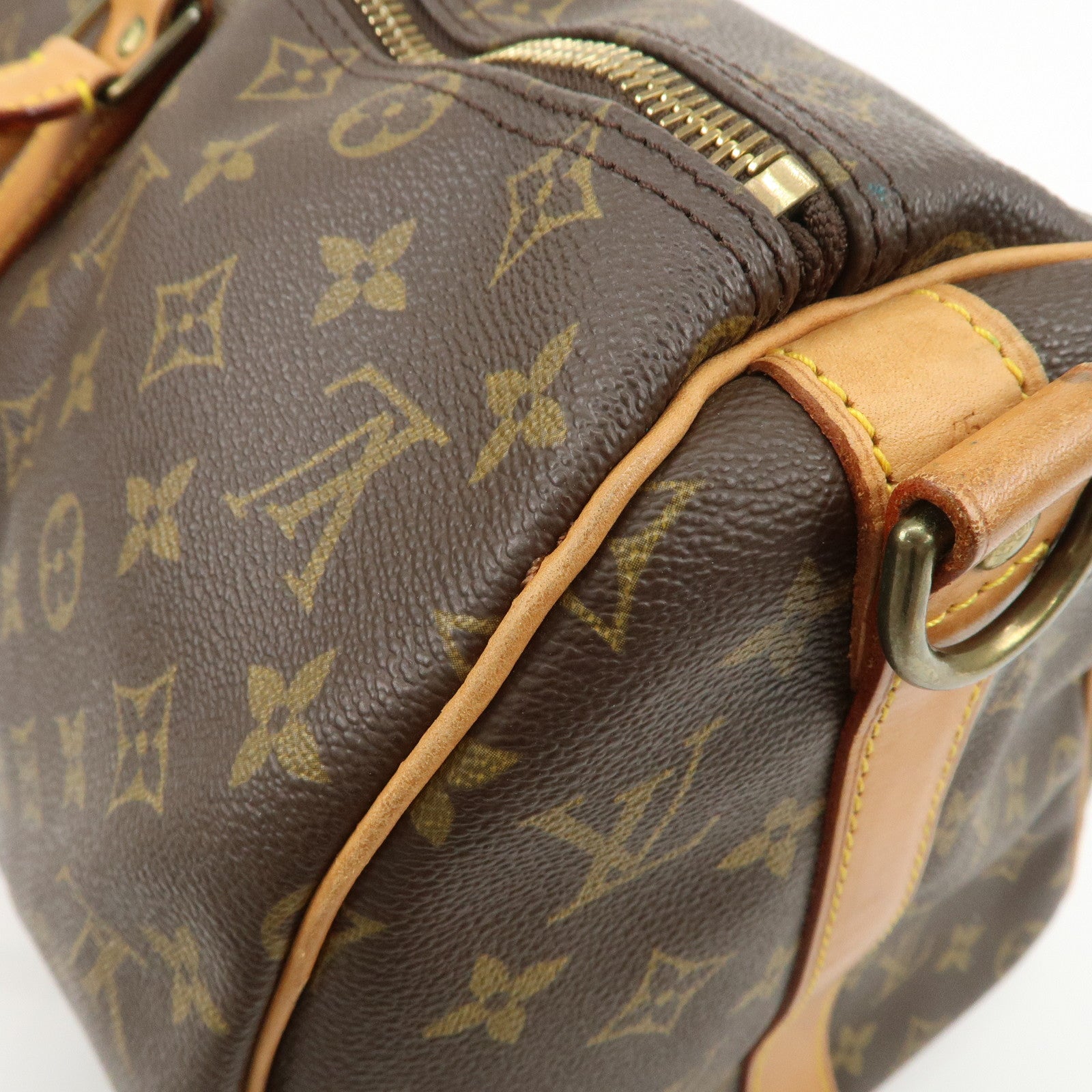 Louis Vuitton Monogram Keep All Bandouliere 45 Boston Bag M41418