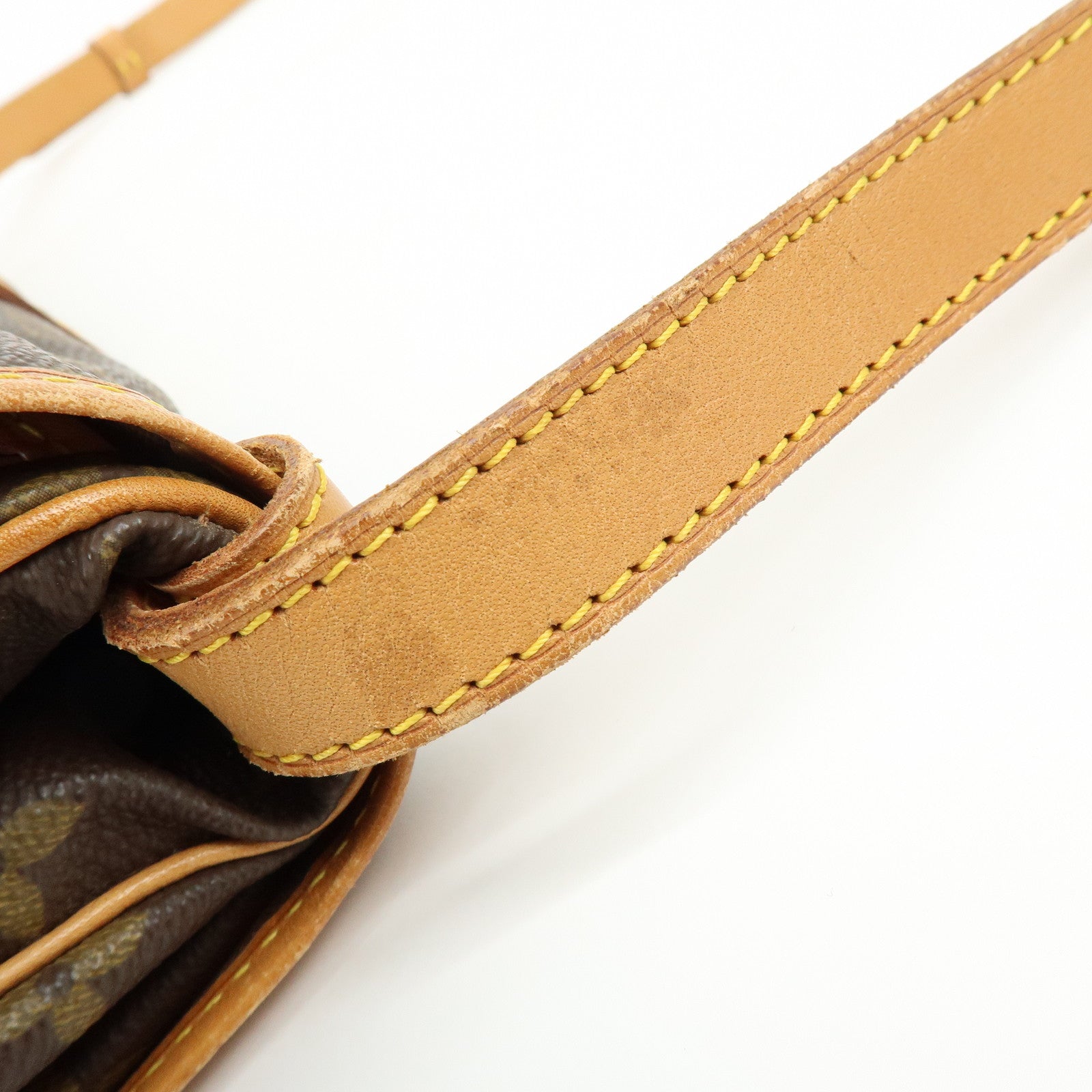 Louis Vuitton Monogram Saumur 30 Canvas Shoulder Bag Brown M42256