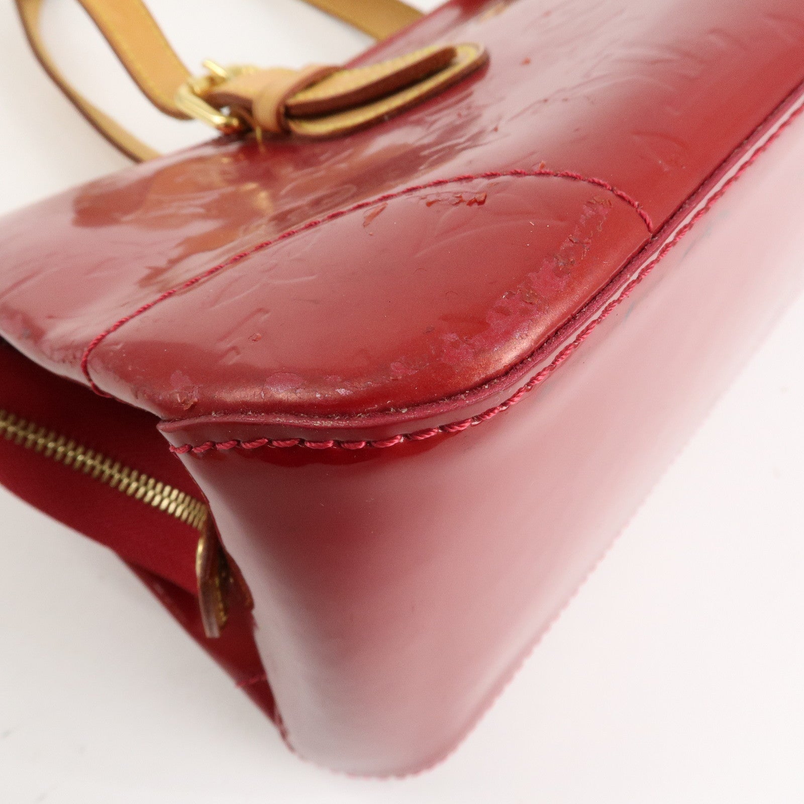 Louis Vuitton Vernis Rosewood Avenue Hand Bag Pomme D'Amour M93507 Used
