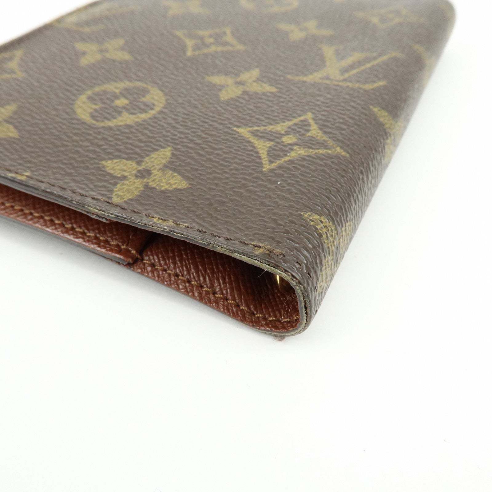 Louis Vuitton Monogram Agenda PM Planner Cover Brown R20005