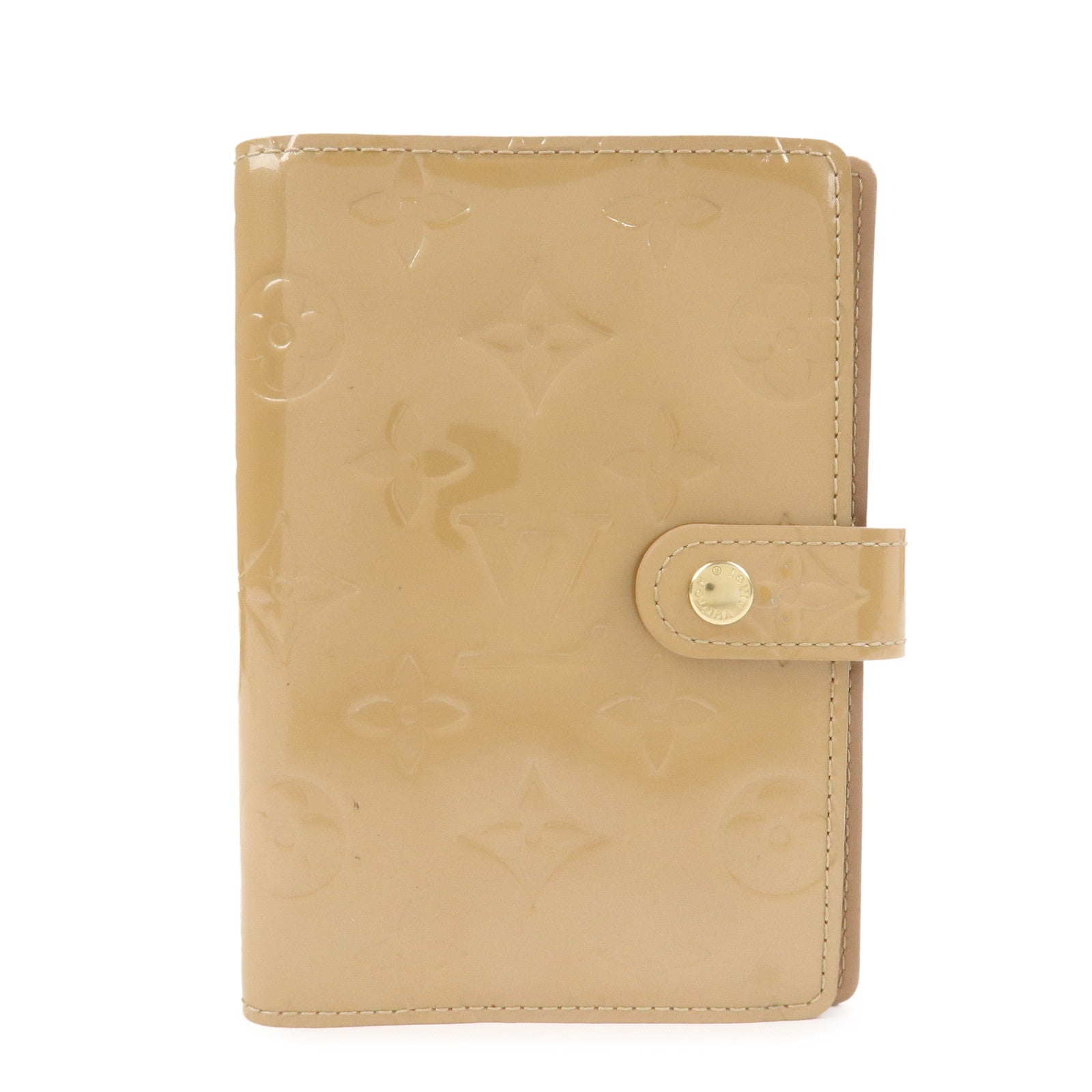 Louis Vuitton Monogram Vernis Agenda PM Planner Cover R21009