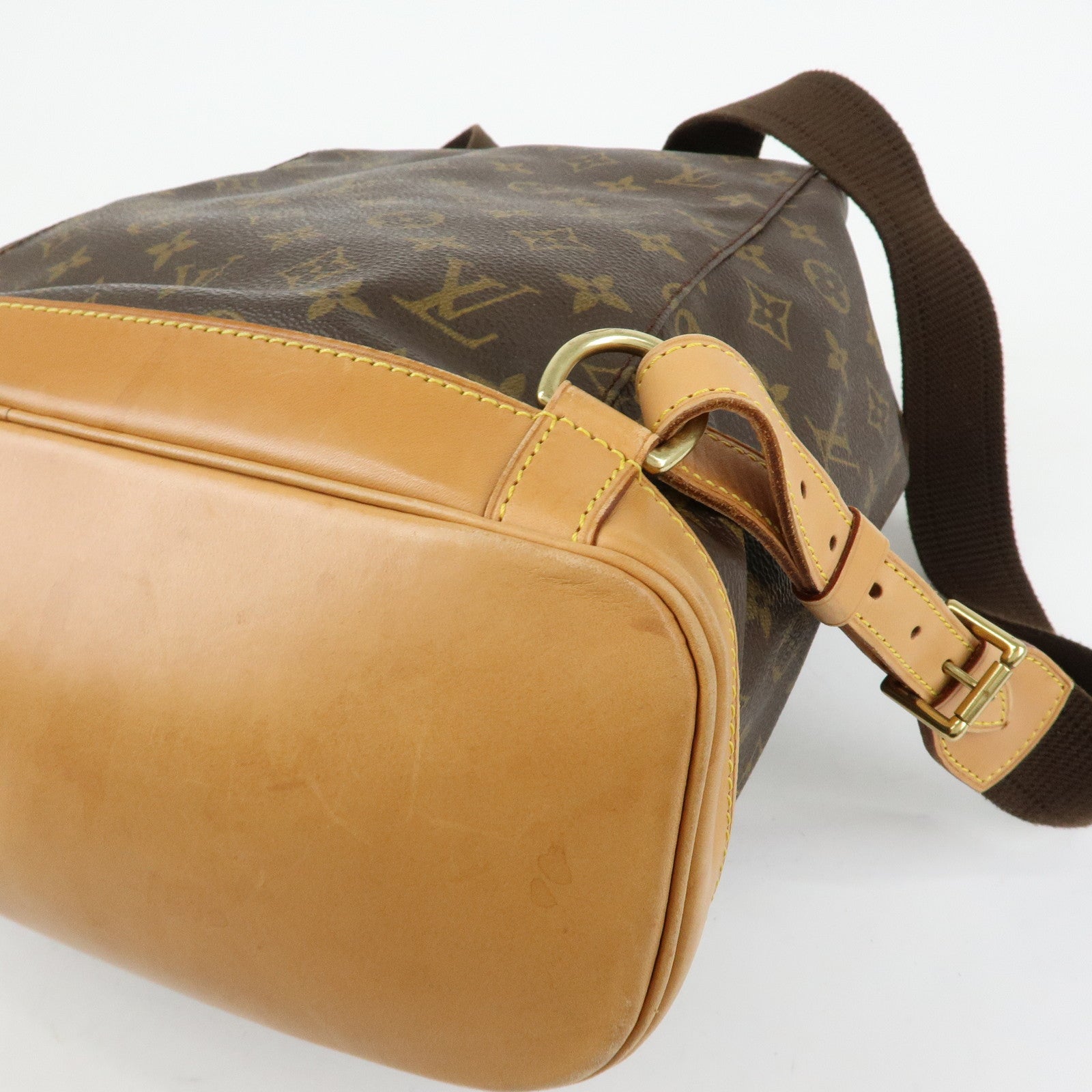 Louis Vuitton Monogram Montsouris GM Backpack Rucksack Brown M51135