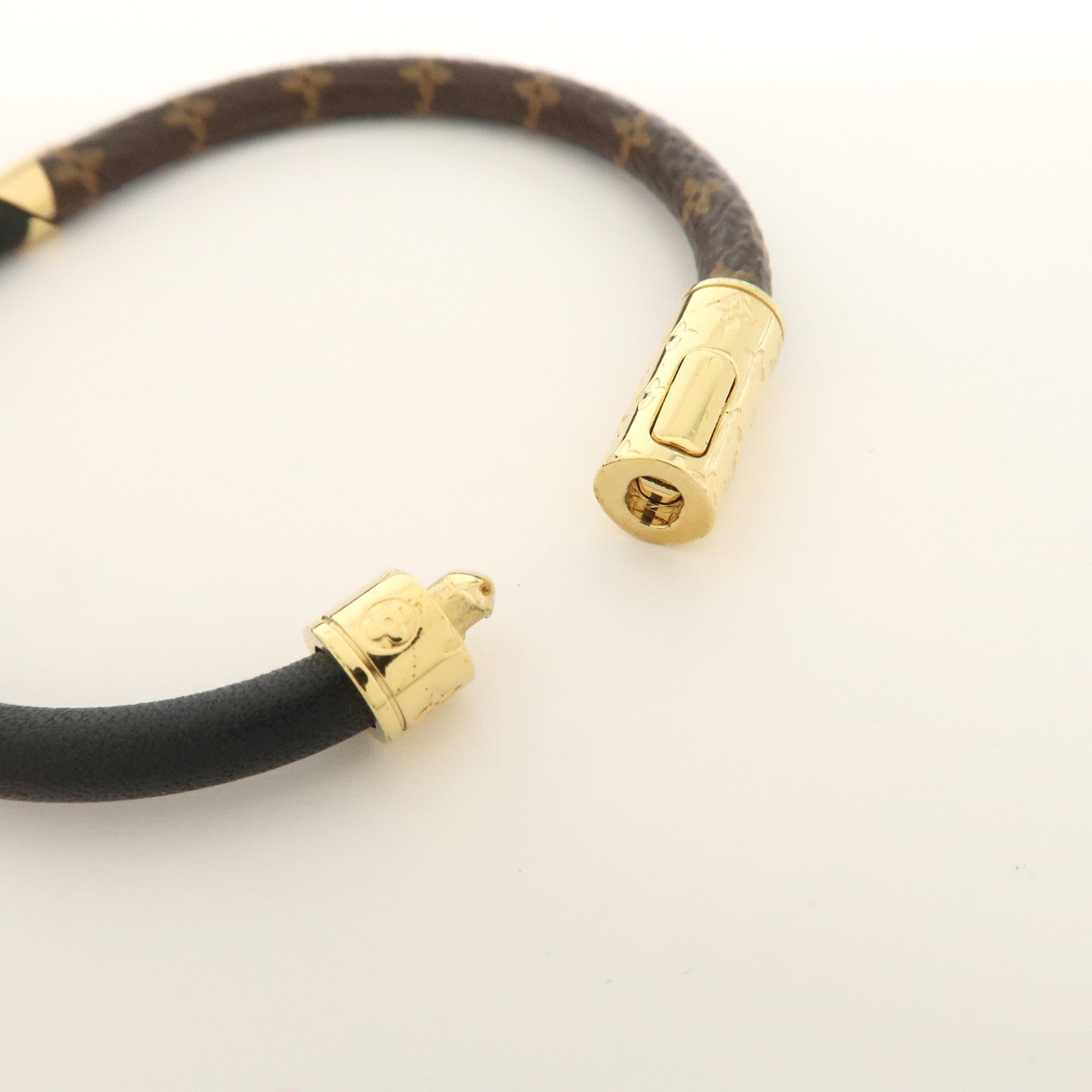 Louis Vuitton Monogram Daily Confidential Bracelet Brown M6431