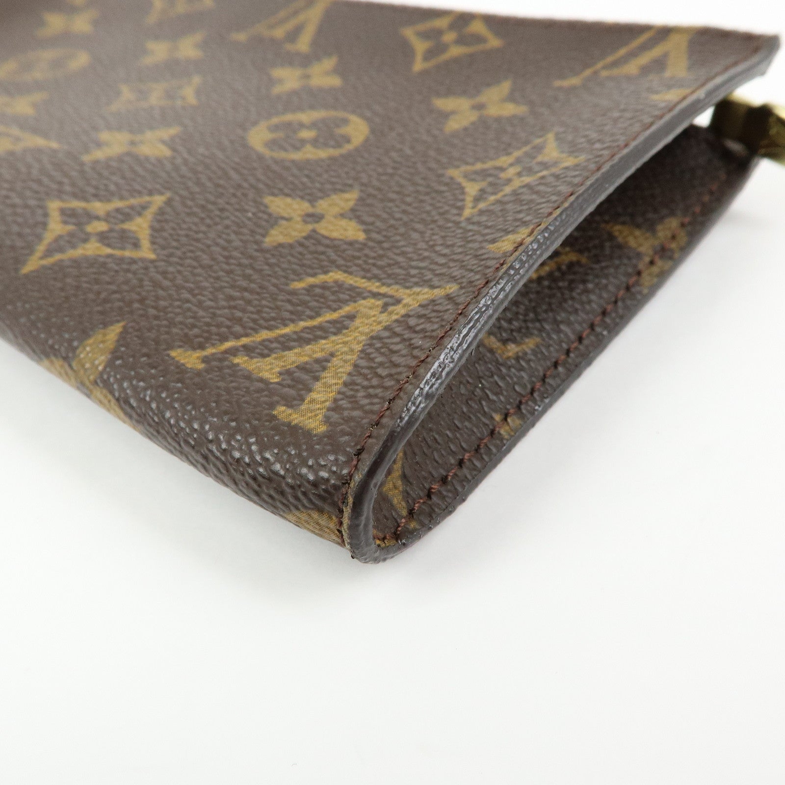 Louis Vuitton Monogram Canvas Pouch for Baguette GM Brown