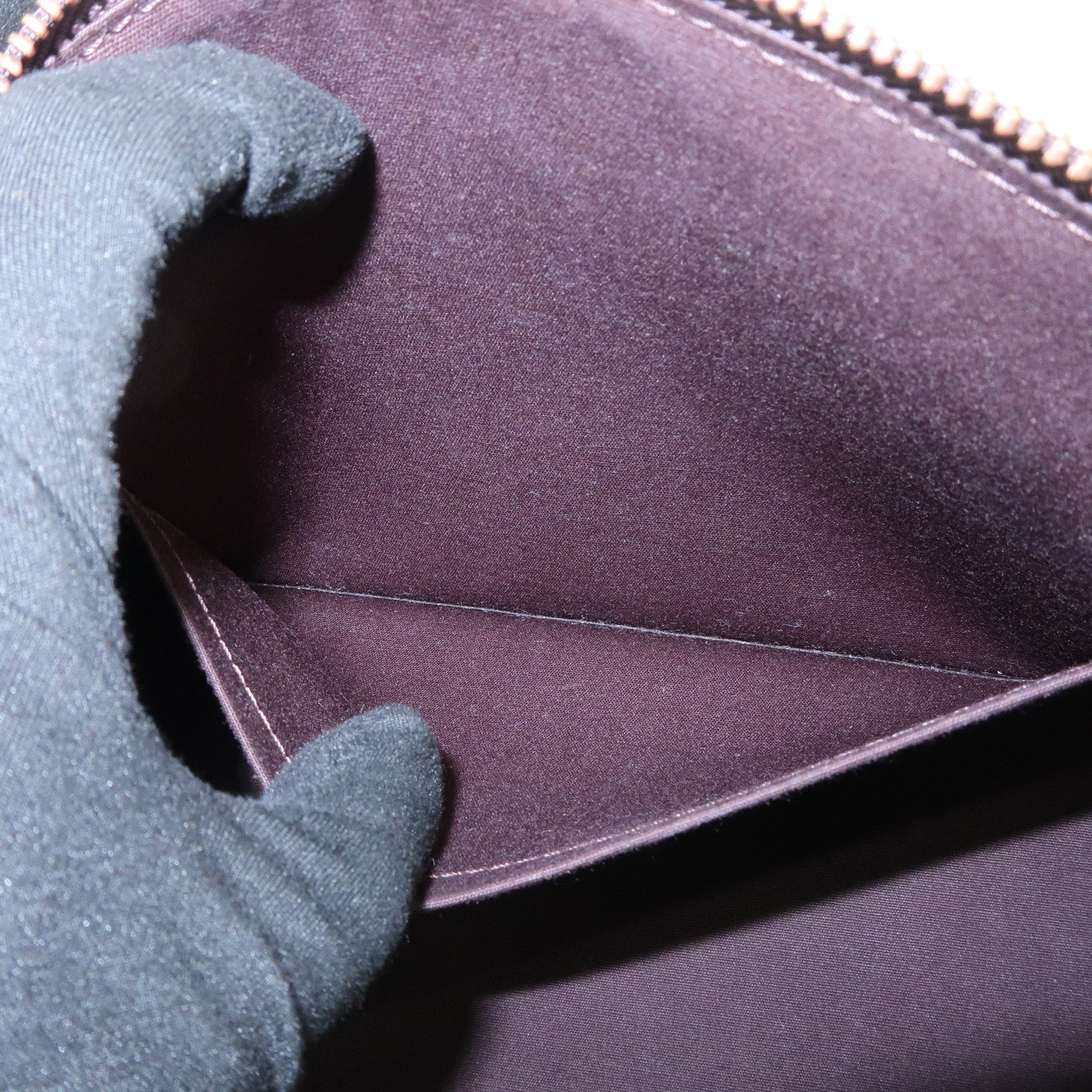Louis Vuitton Monogram Vernis Leather Sherwood PM Hand Bag M91493