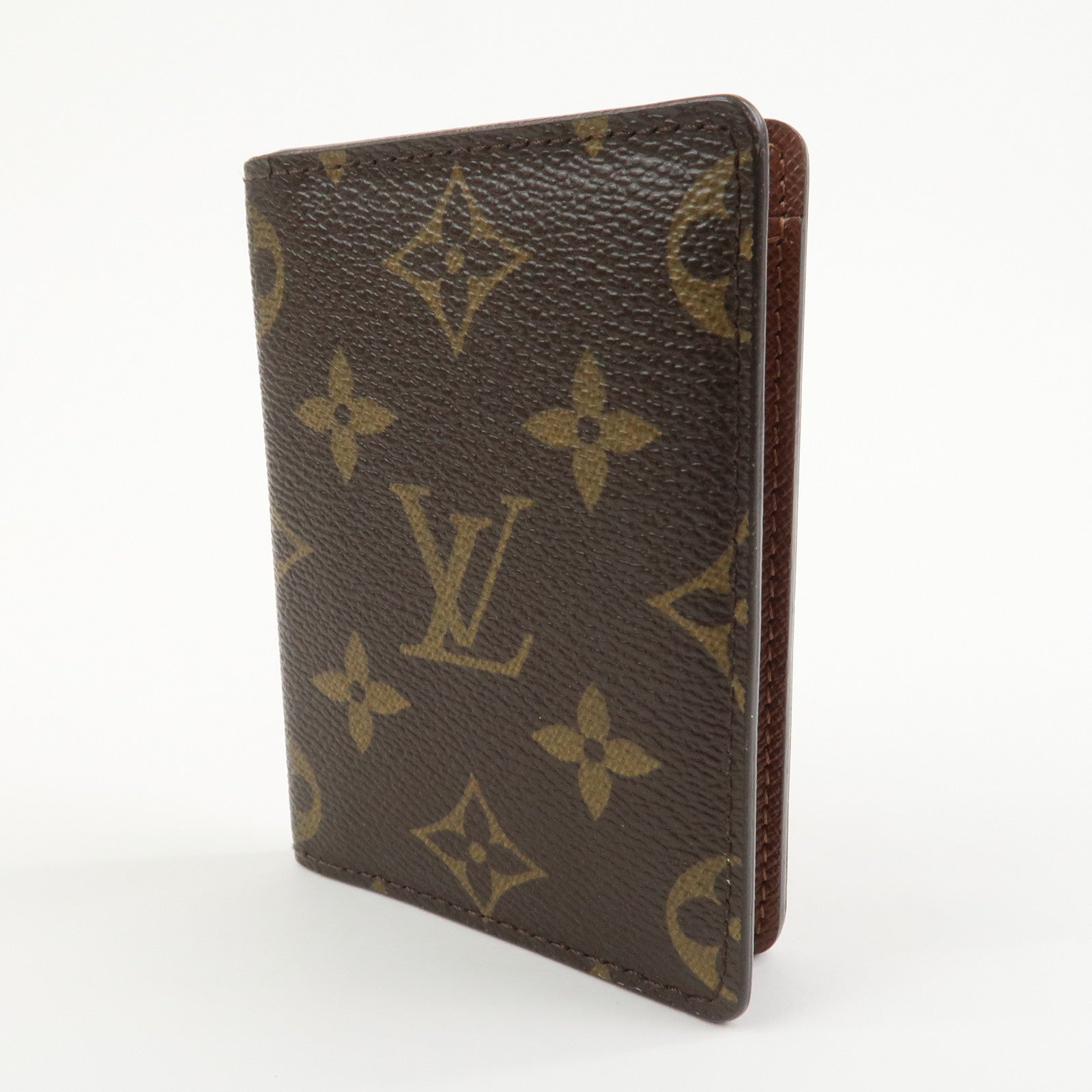 Louis Vuitton Monogram Porto Cult Vertical Card Case Brown M66541
