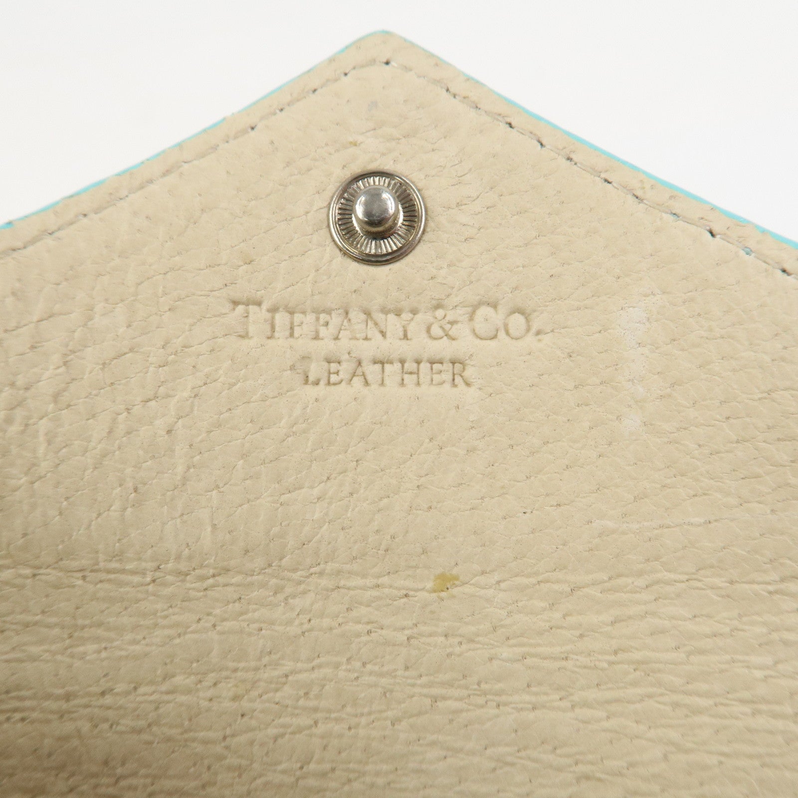 Tiffany & Co Set of 3 Card Case Coin Case Ballpoint Pen Light Blue