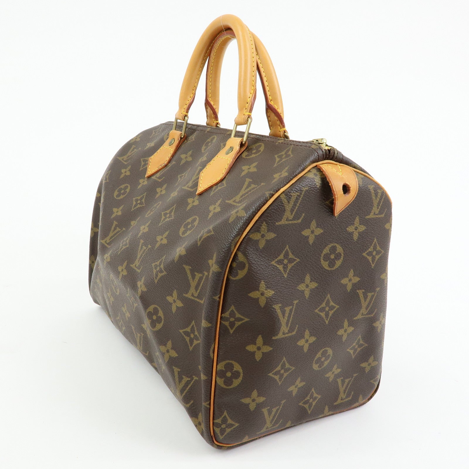 Louis Vuitton Monogram Speedy 30 Boston Bag Hand Bag Brown M41526