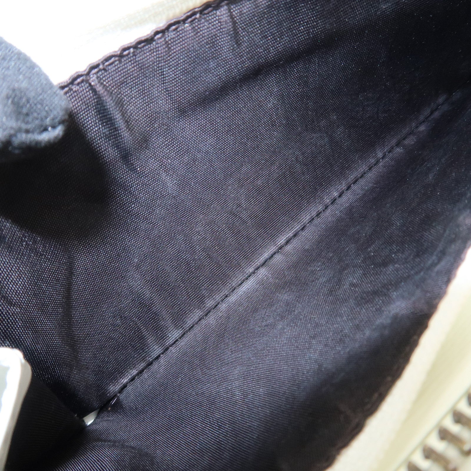 GUCCI Leather Round Zippy Long Wallet White 410102