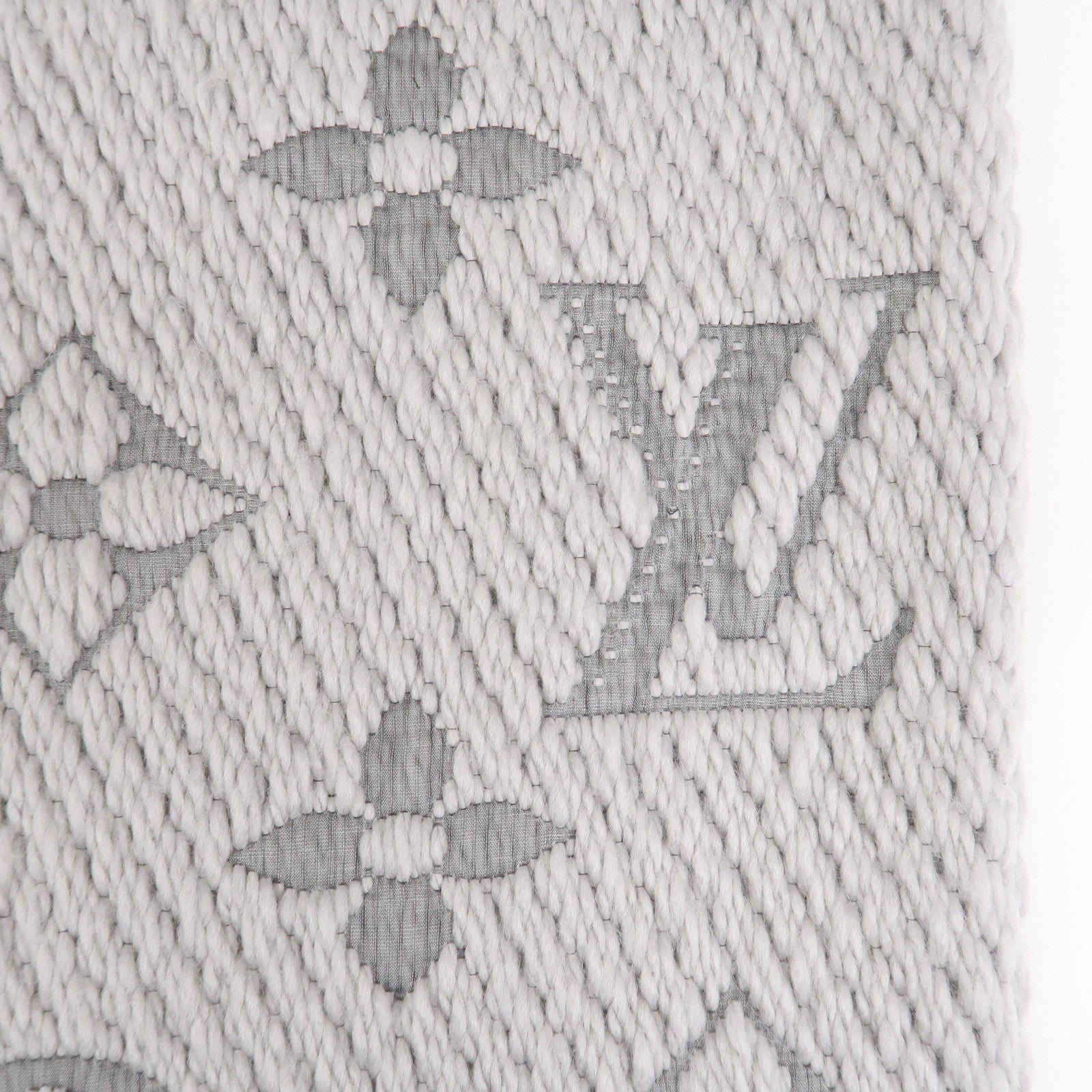 Louis Vuitton Monogram Echarpe Logomania Scarf Griperl M74742