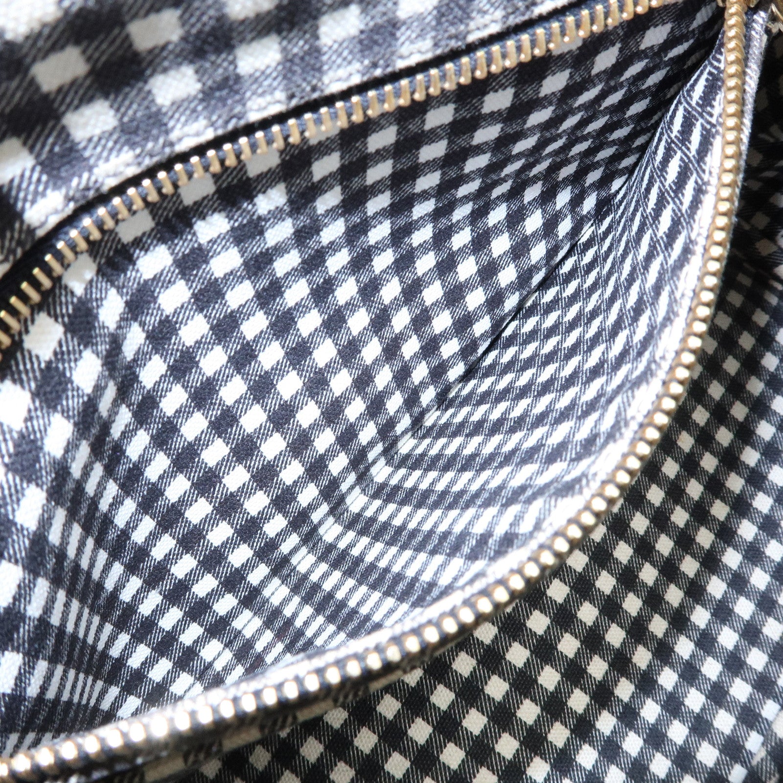 PRADA Canapa Mini Triangle Logo Canvas 2Way Hand Bag Black 1BG439