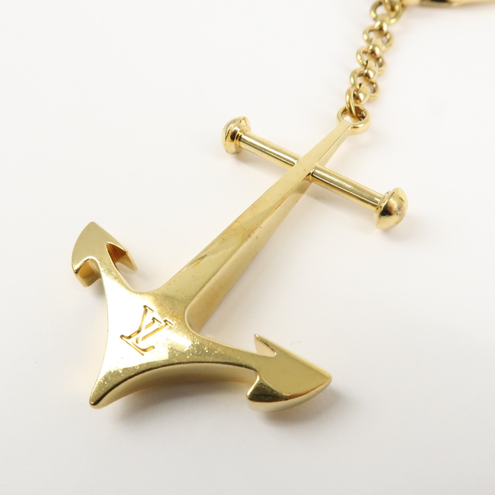 Louis Vuitton Monogram Porte Cles Marine Anchor Swim Ring Charm M66141 Used