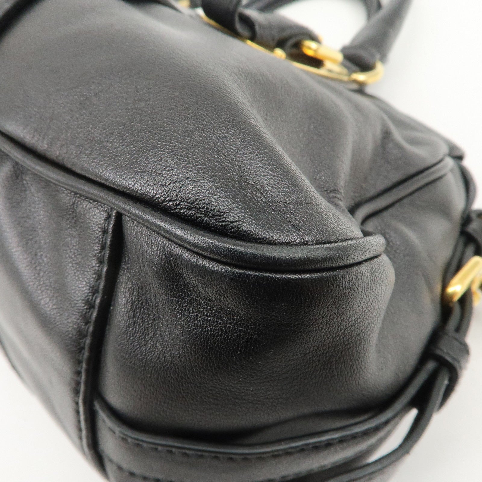 PRADA Logo 2Way Bag Hand Bag Shoulder Bag