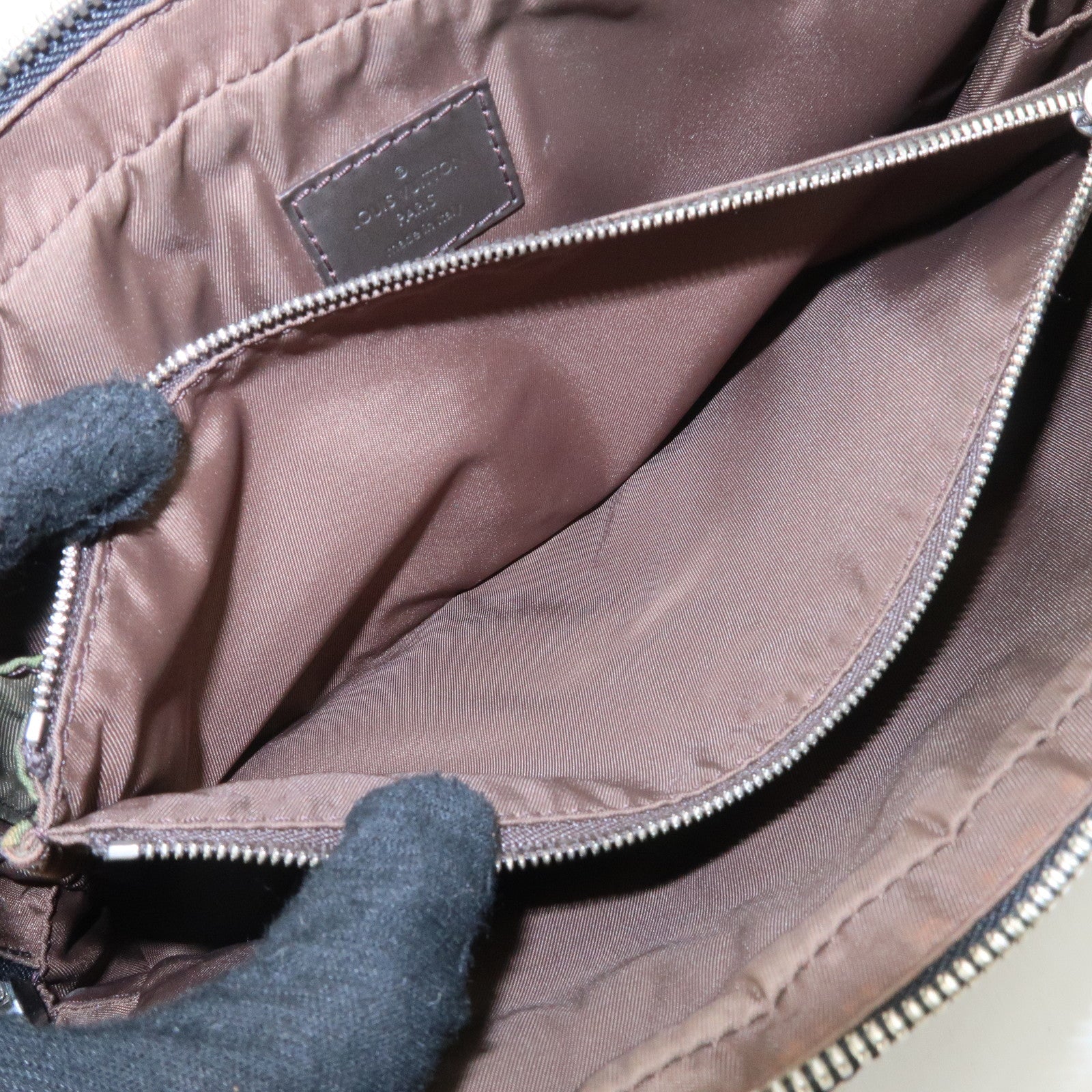 Louis Vuitton Damier Geant Acrobat Waist Bag Black M93620 Used