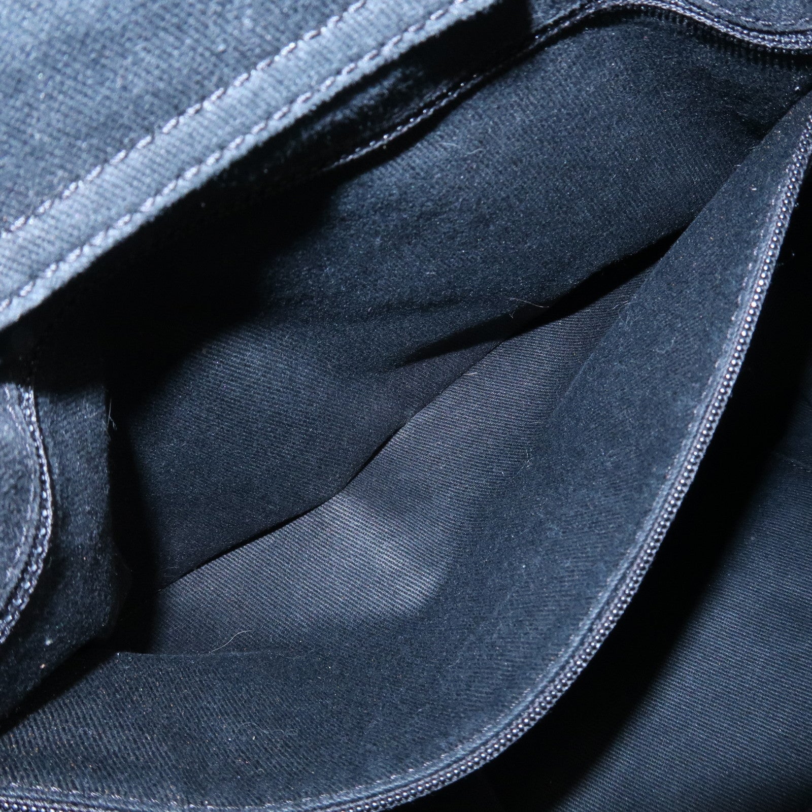 CHANEL COCO Mark Canvas Leather Chain Shoulder Bag Black