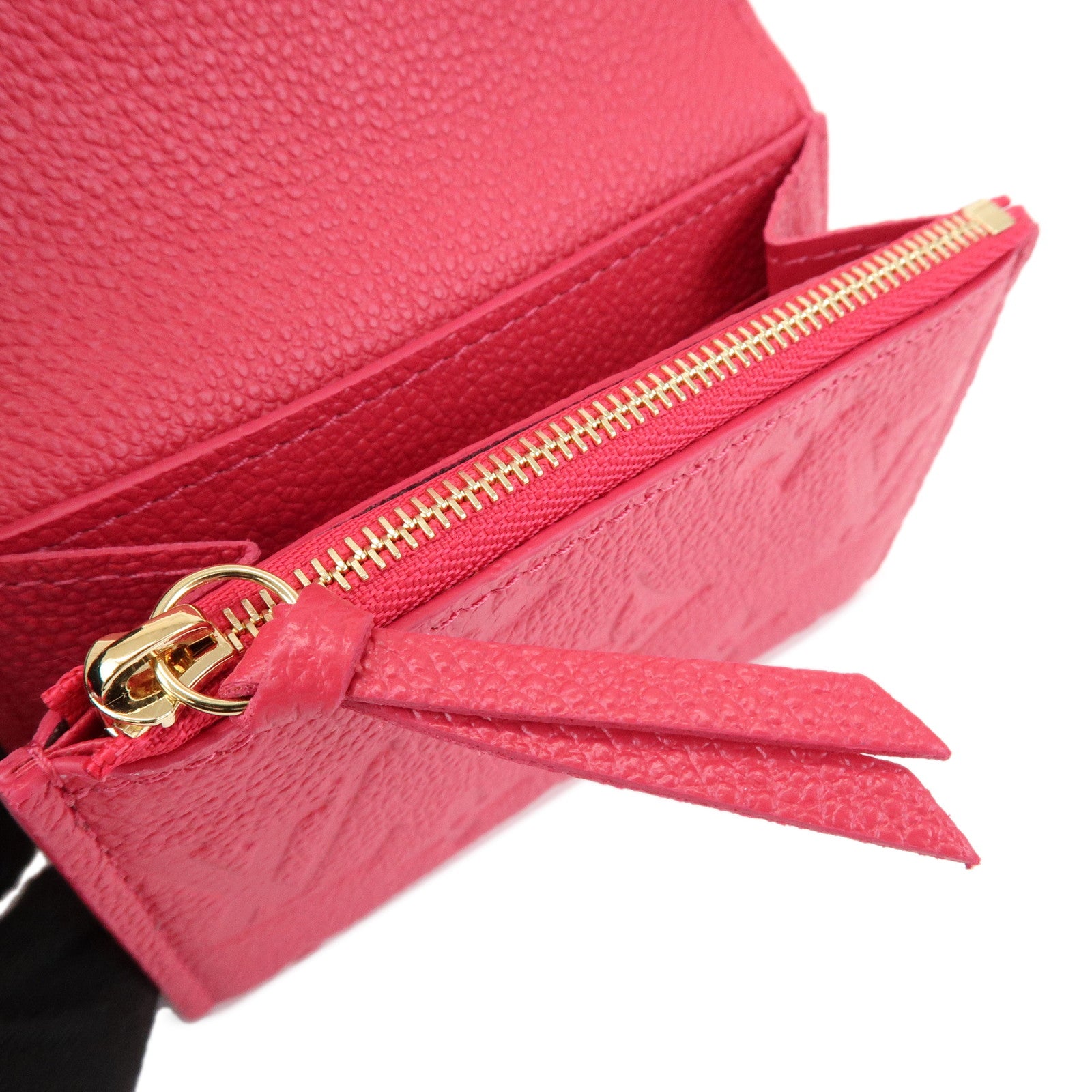 Louis Vuitton Monogram Empreinte Porte Monnaie Rosalie Pink M11410