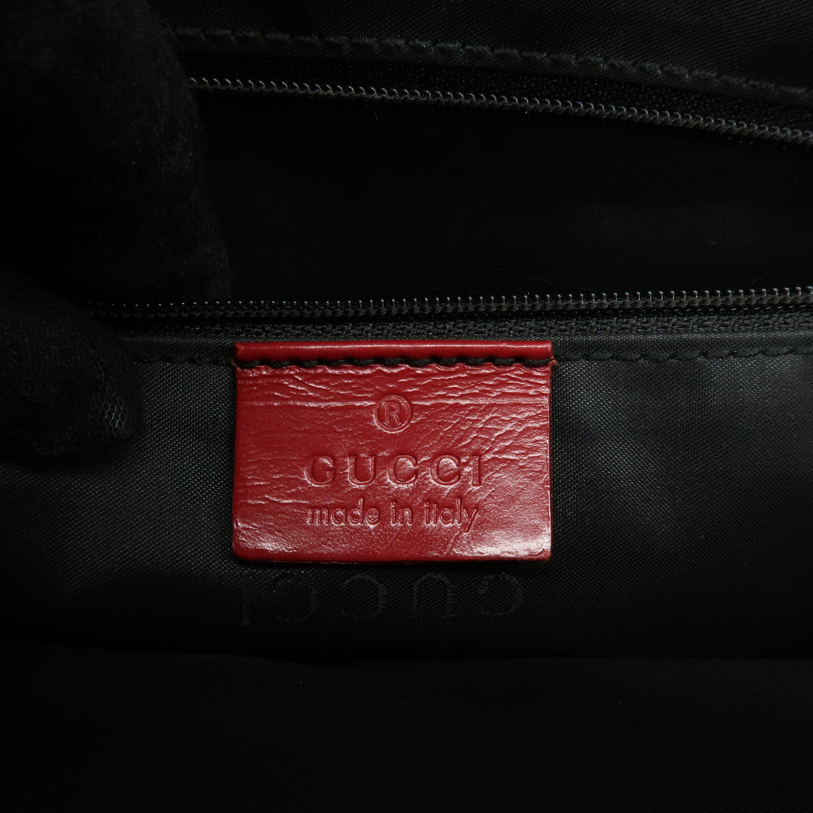 GUCCI Jackie GG Canvas Leather Shoulder Bag Tote Bag Red 002・1073