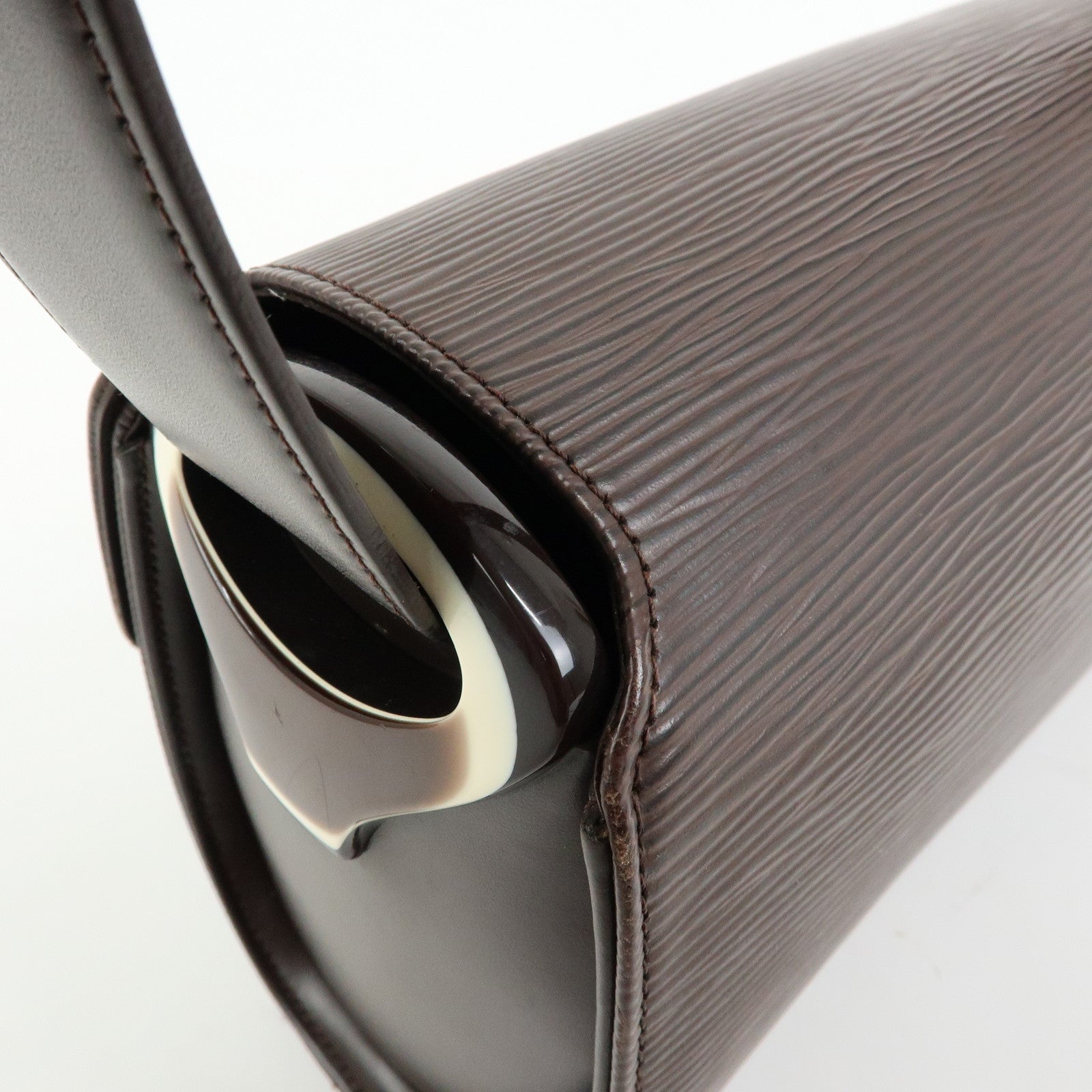 Louis Vuitton Epi Leather Nocturne PM Shoulder Bag Brown M5218D