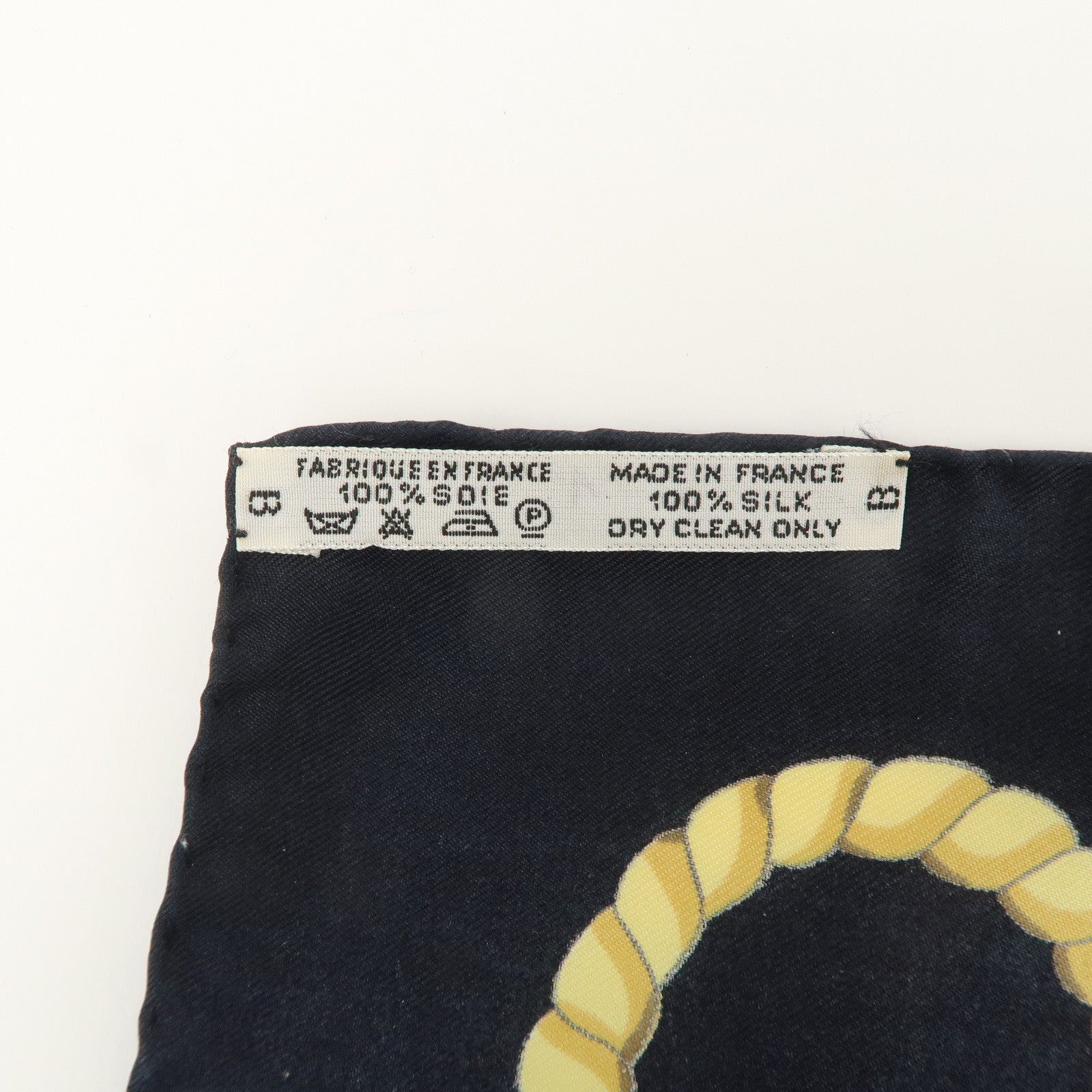 HERMES Carre 90 Silk 100% Scarf LES FOLIES DU CIEL Black Navy Multicolo Used