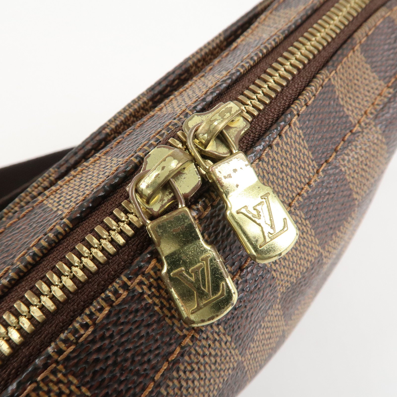 Louis Vuitton Damier Ebene Geronimos Crossbody Bag Waist Bag N51994 Used