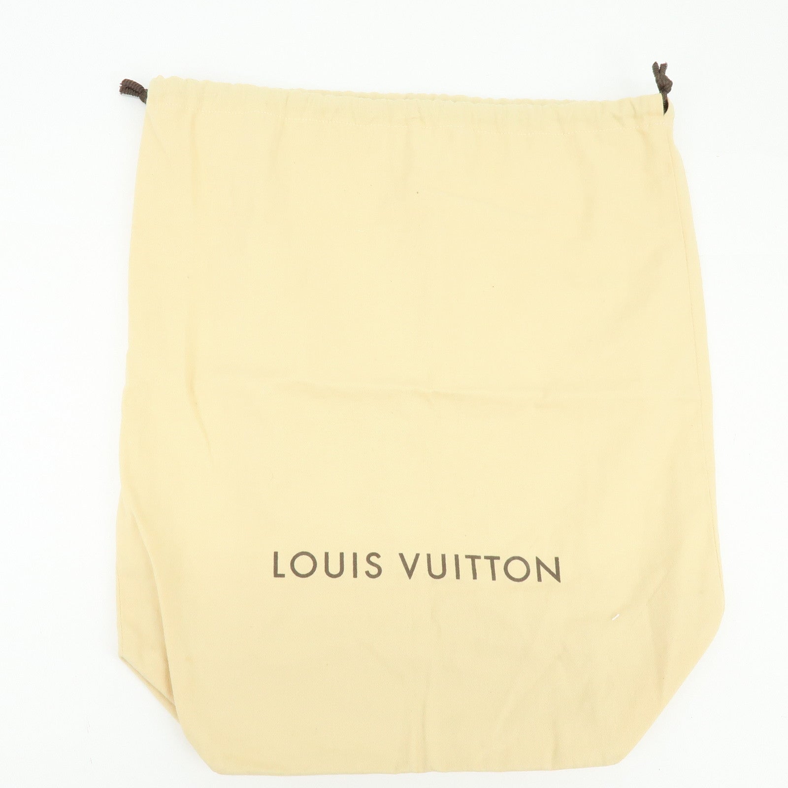 Louis Vuitton Set of 10 Dust Bag Storage Bag Drawstring Style Beige