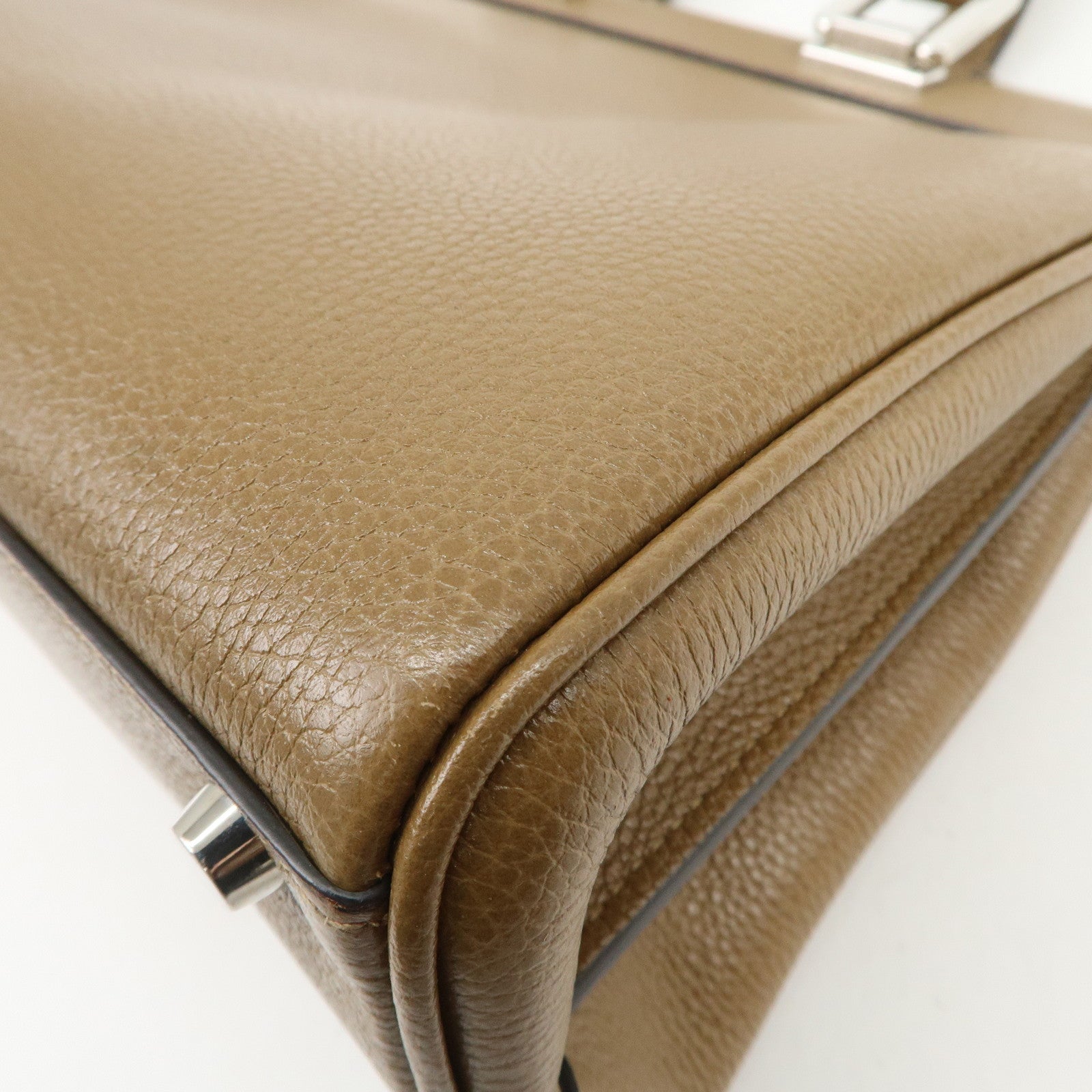 GUCCI Zumi Leather 2Way Bag Hand Bag Shoulder Bag Brown 569712