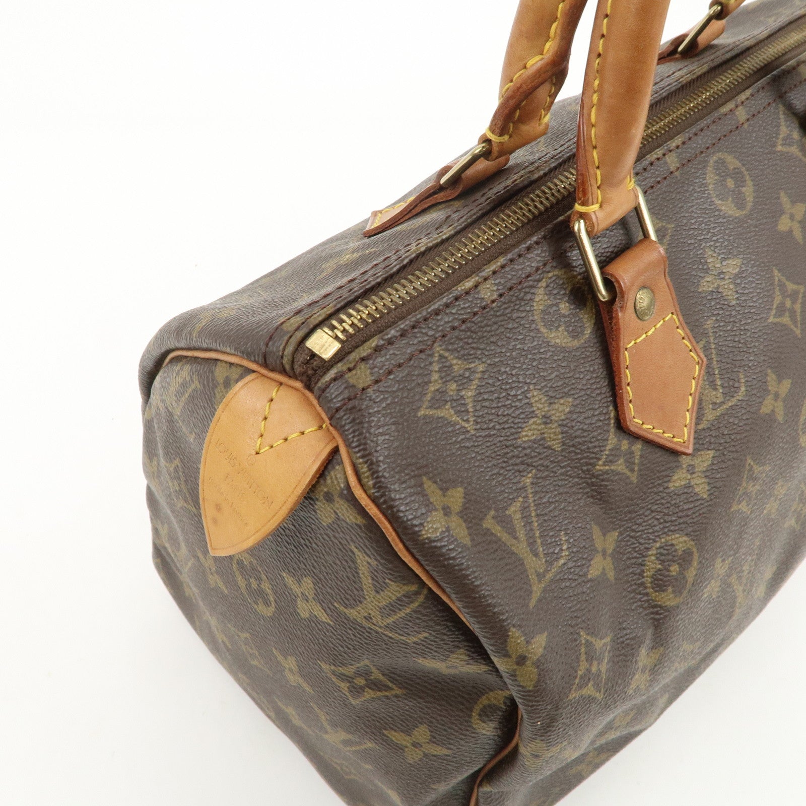 Louis Vuitton Monogram Speedy 30 Boston Bag Hand Bag Brown M41526