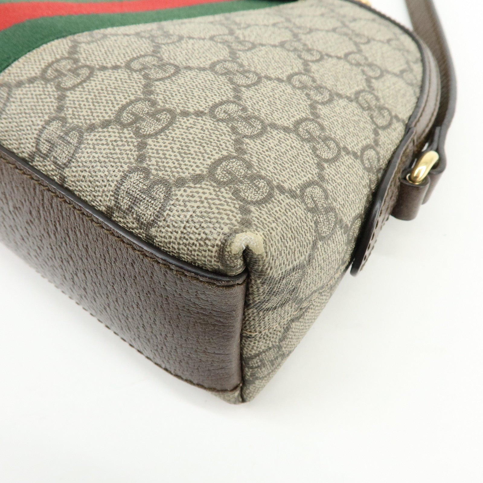 GUCCI Ophidia GG Supreme Shoulder Bag Crossbody Bag Brown 499621