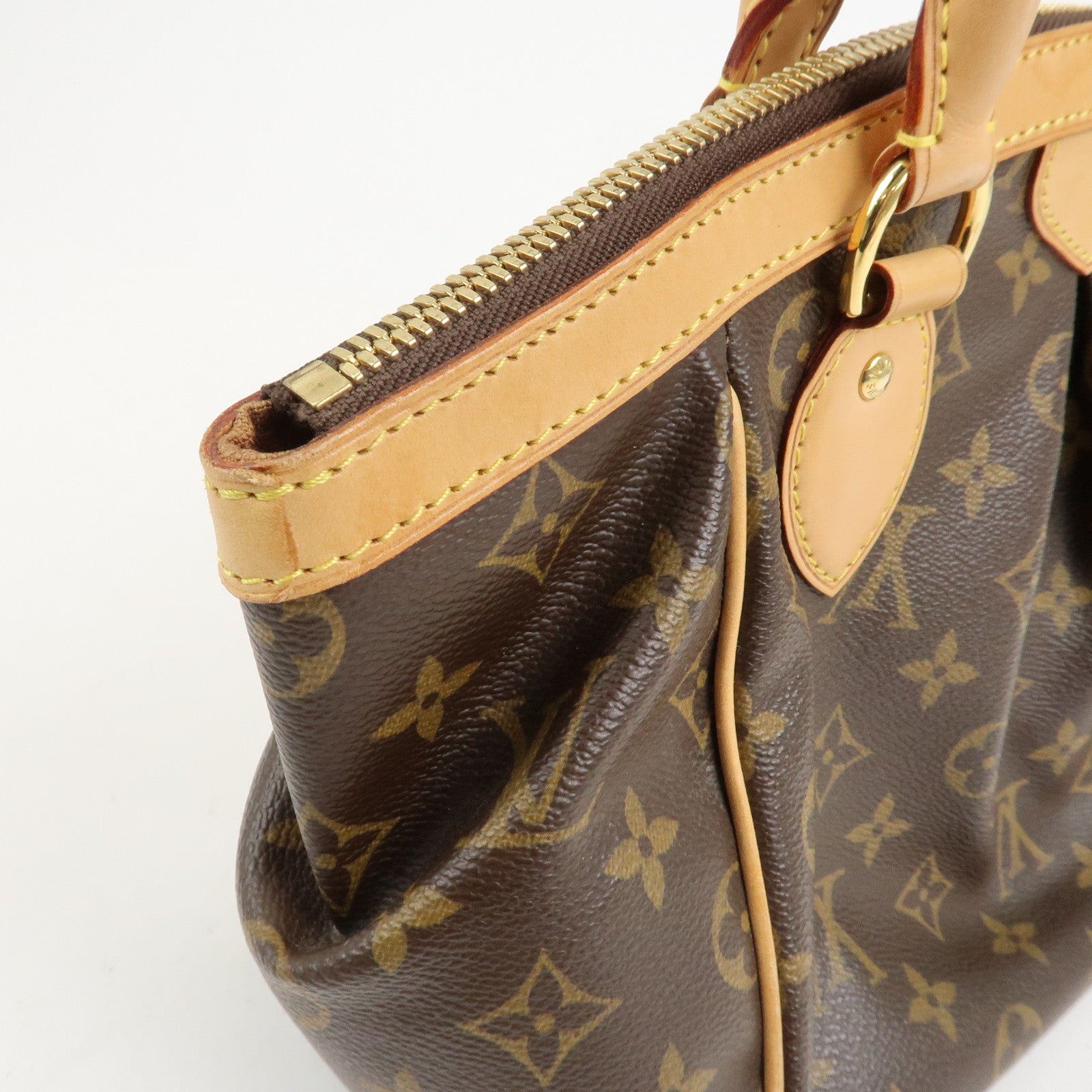 Louis Vuitton Monogram Tivoli PM Hand Bag Brown M40143