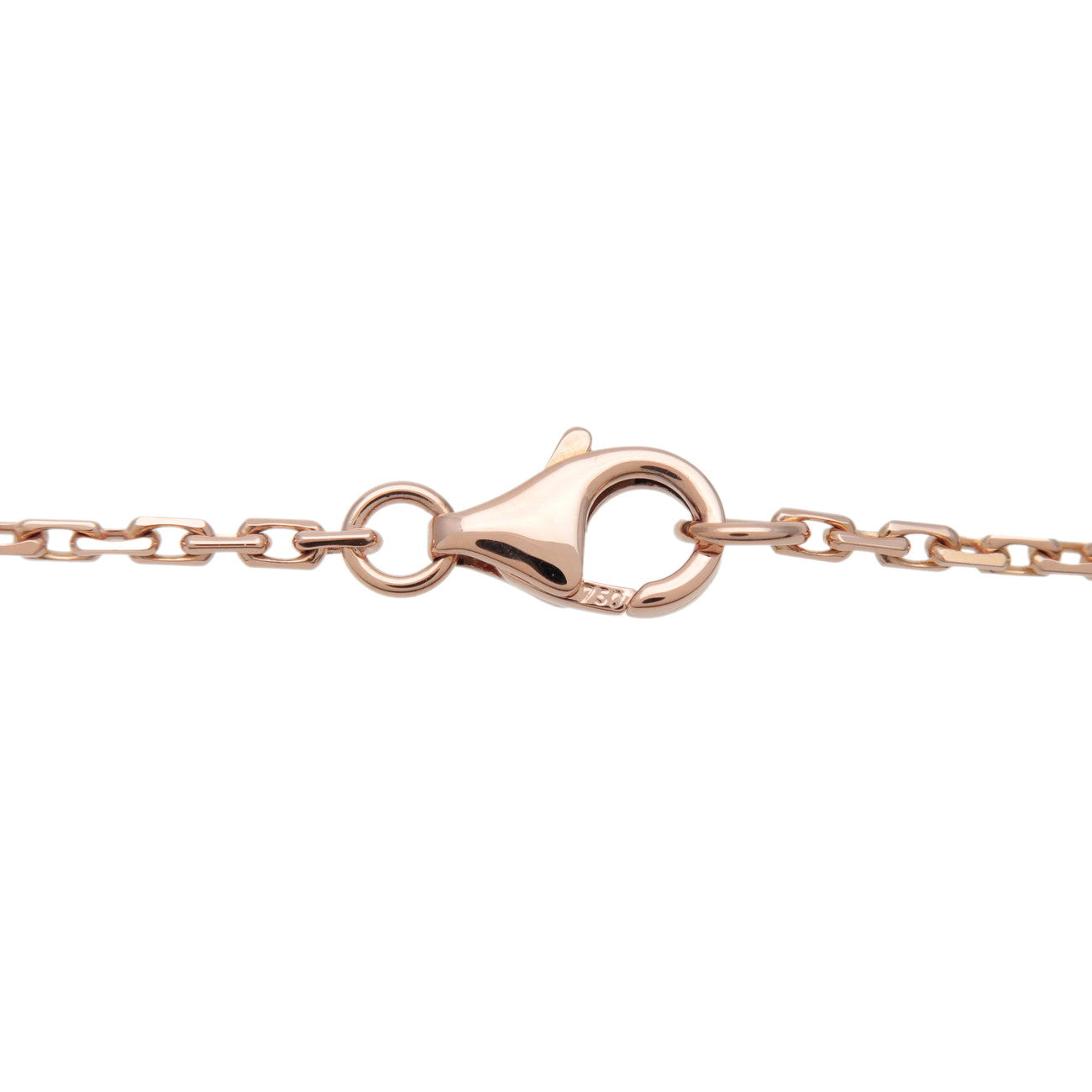 Cartier Baby Love Diamond Necklace K18 750PG Rose Gold