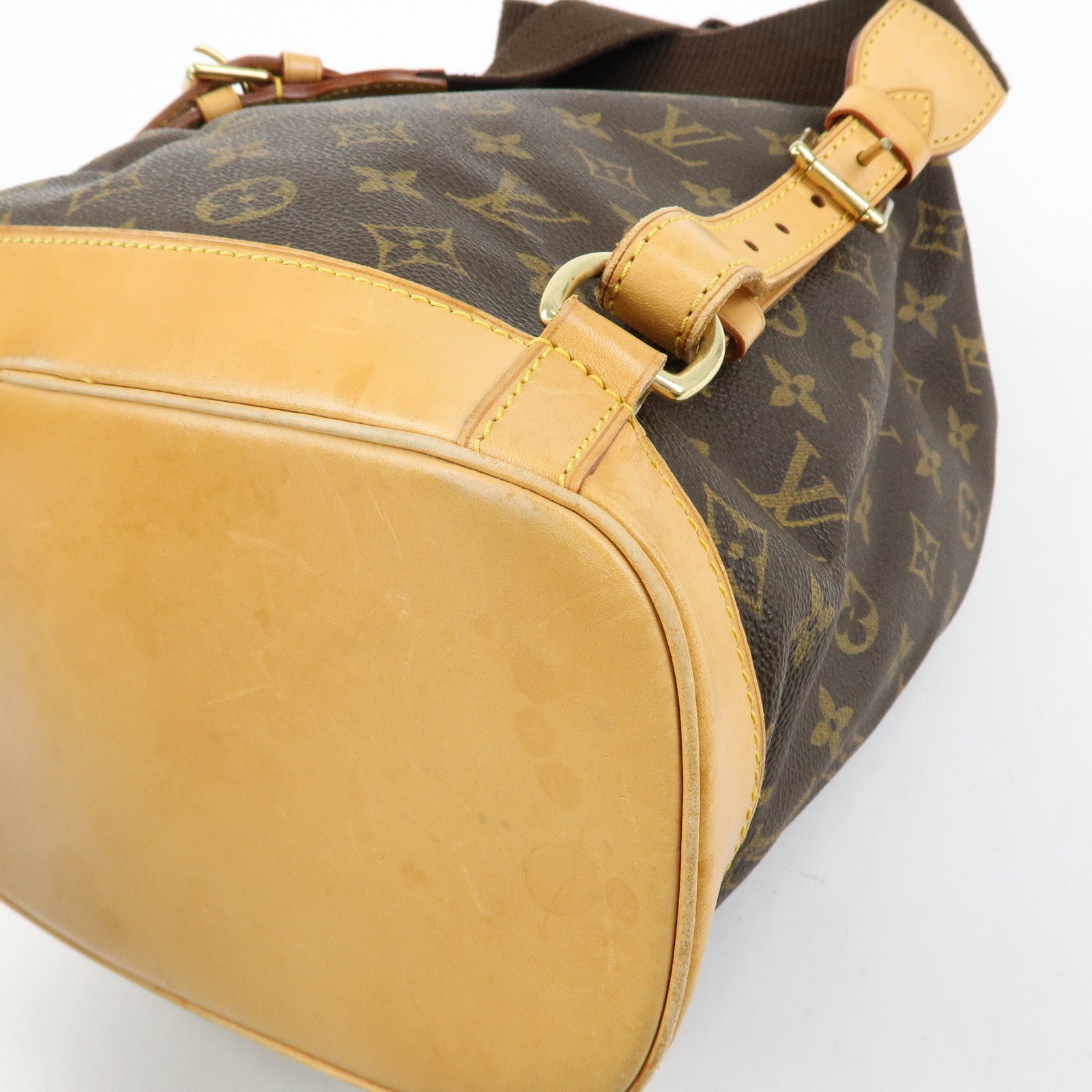 Louis Vuitton Monogram Montsouris GM Backpack Rucksack Brown M51135