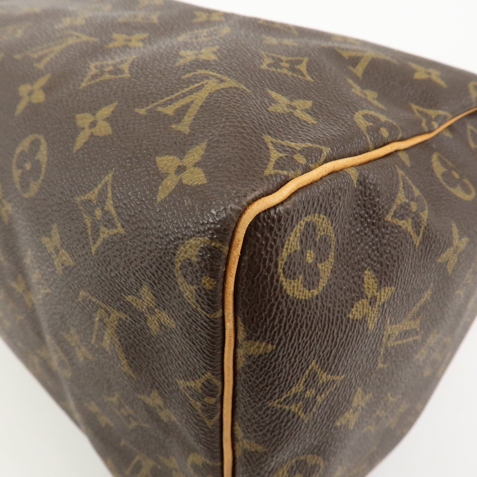 Louis Vuitton Monogram Speedy 40 Hand Bag Boston Bag Brown M41522