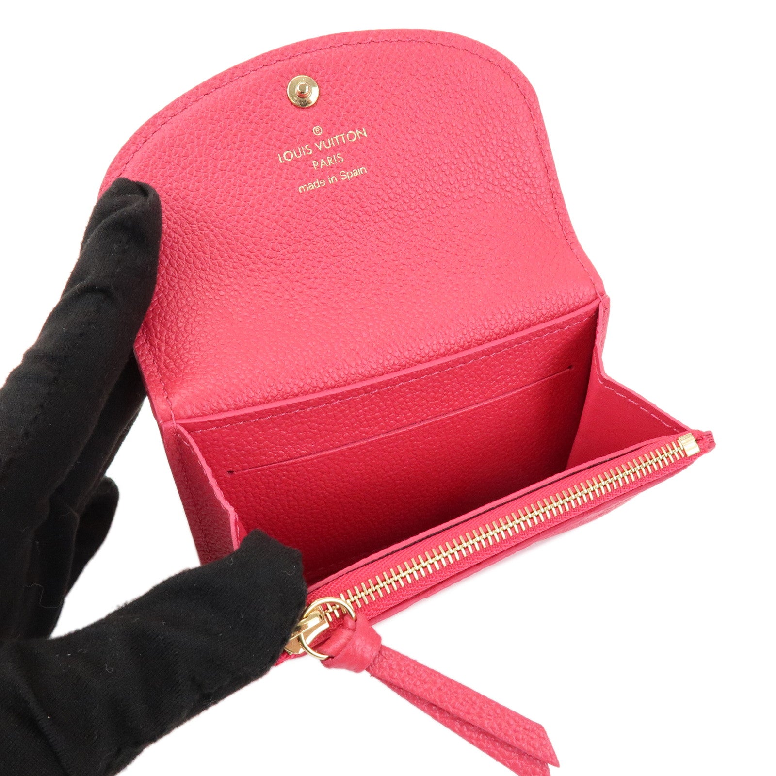Louis Vuitton Monogram Empreinte Porte Monnaie Rosalie Pink M11410