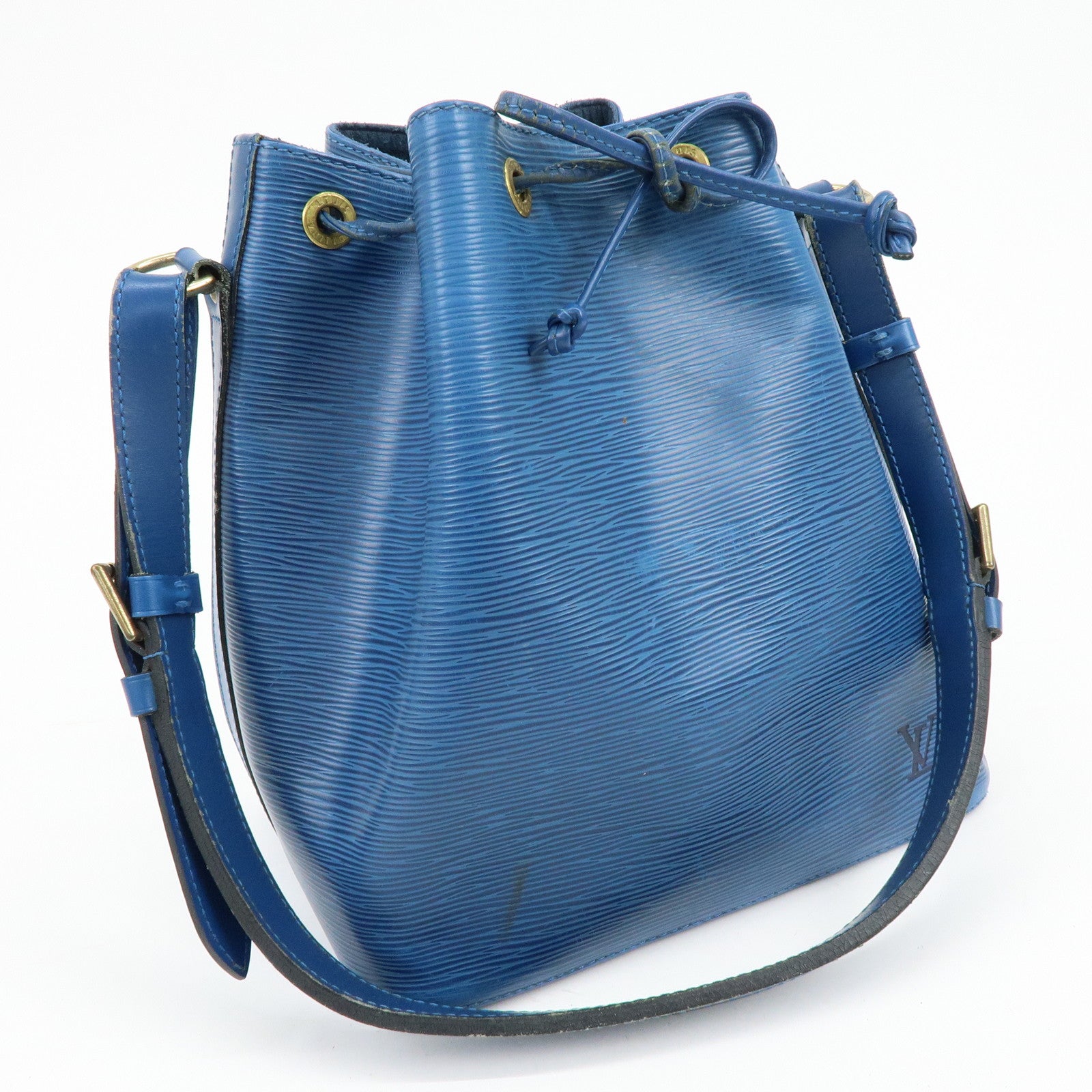 Louis Vuitton Epi Petit Noe Shoulder Hand Bag Toledo Blue M44105