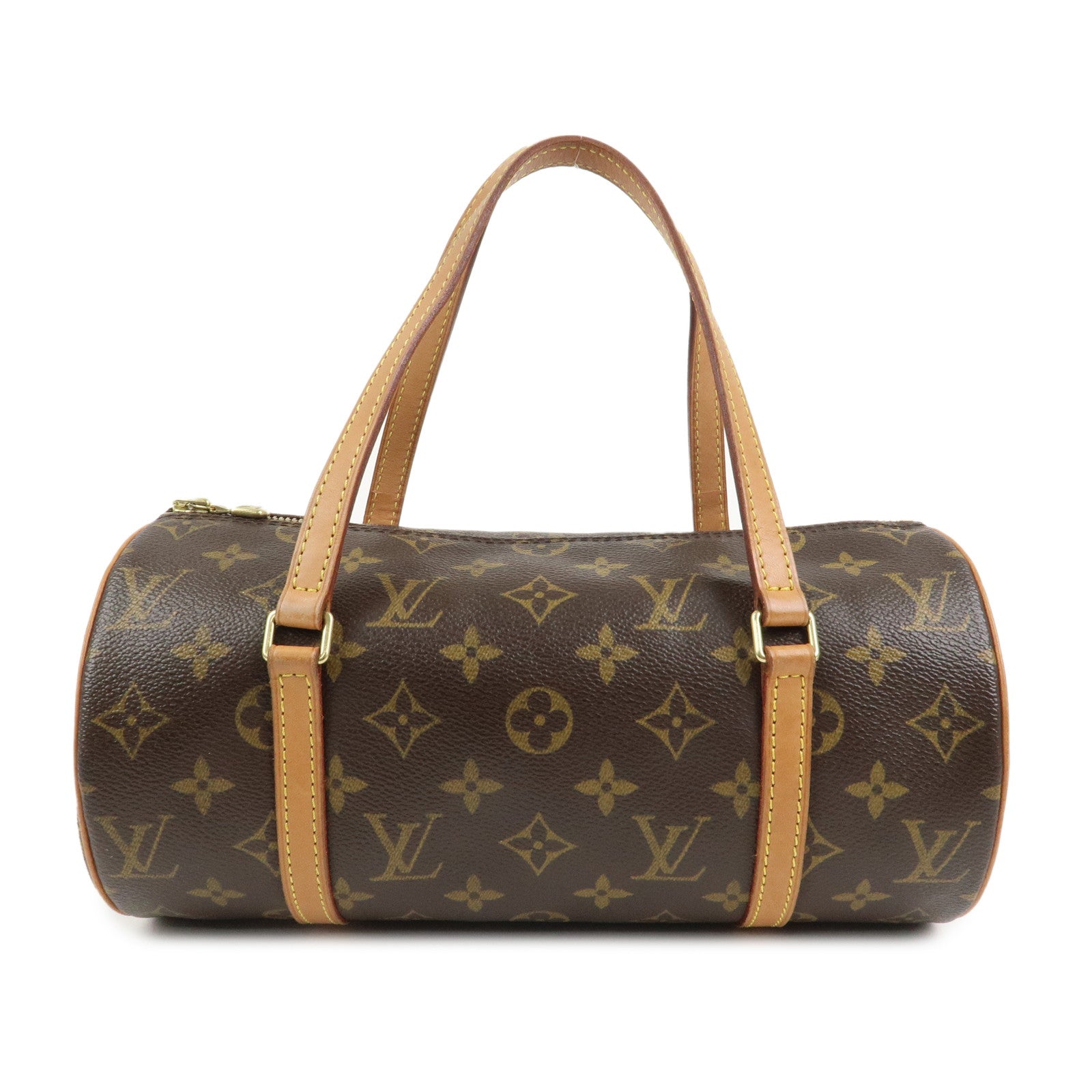 Louis Vuitton Monogram Papillon 26 Hand Bag New Style Brown M51386