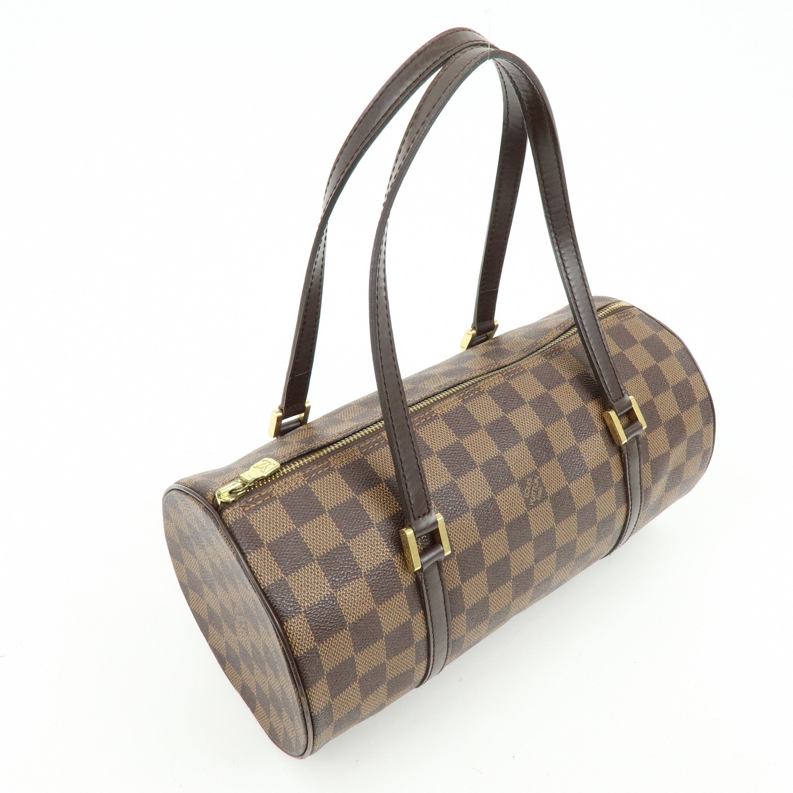 Louis Vuitton Damier Ebene Papillon 30 Hand Bag Brown N51303