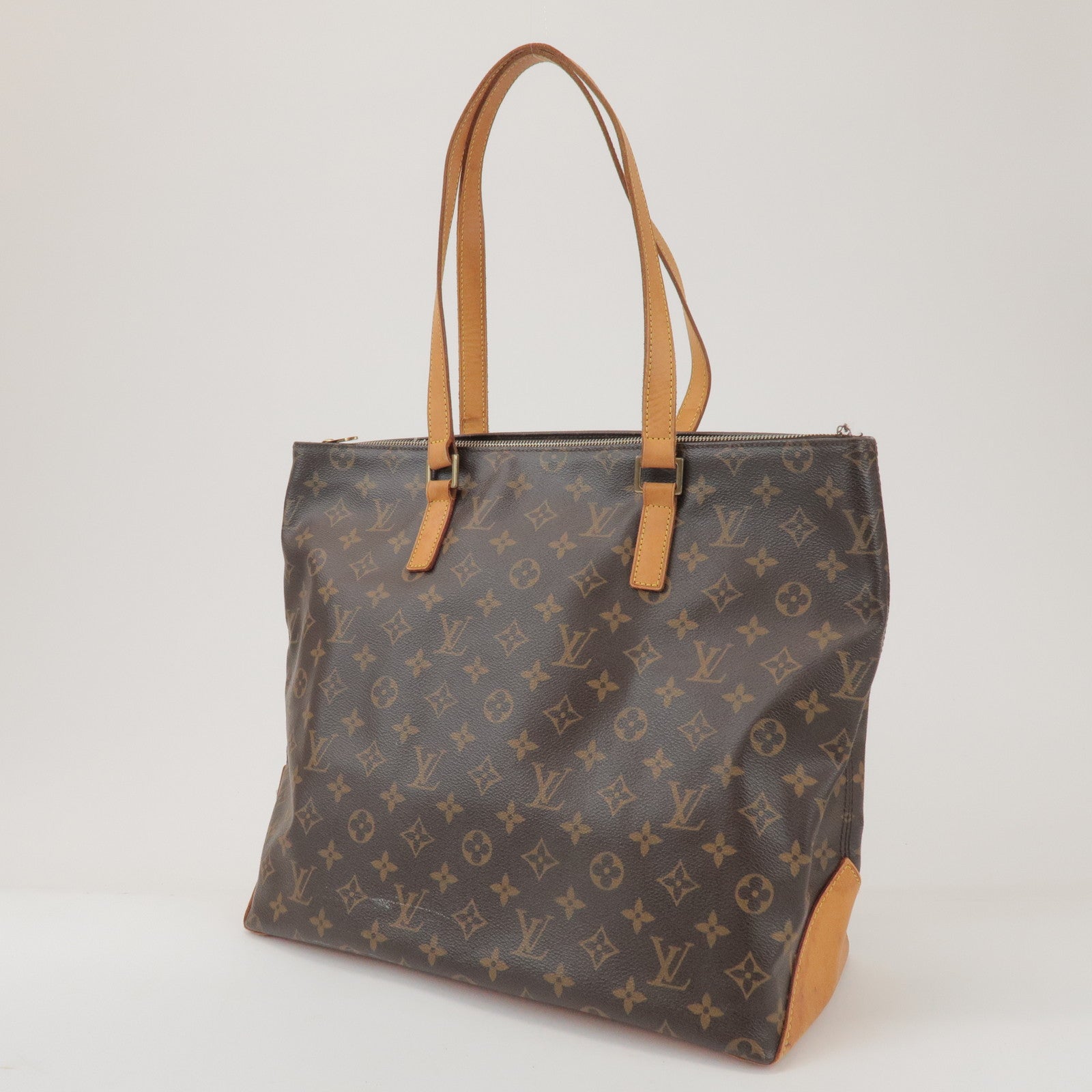 Louis Vuitton Monogram Cabas Mezzo Tote Bag Shoulder Bag M51151