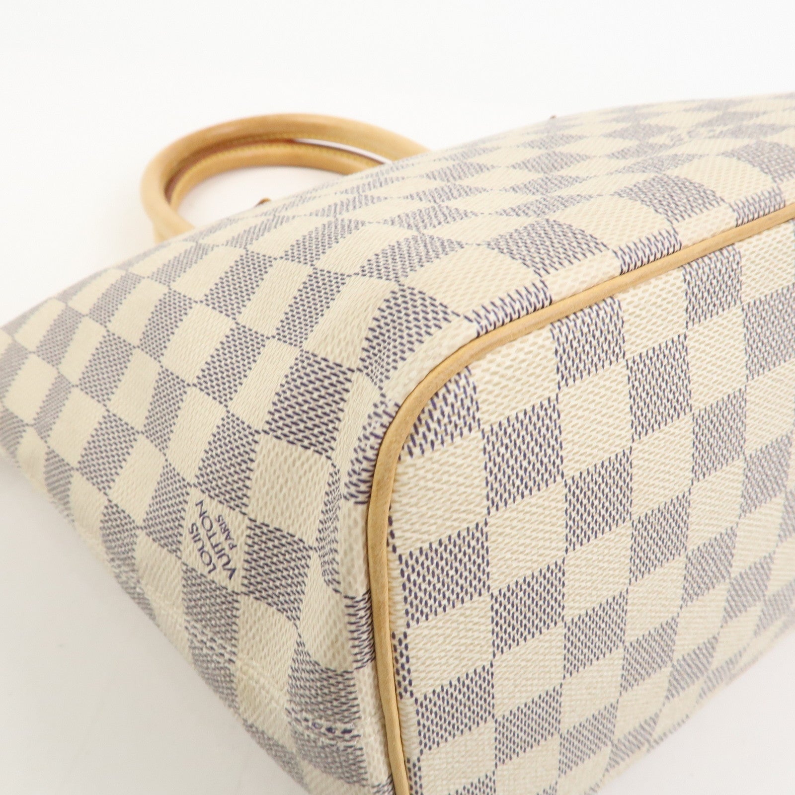 Louis Vuitton Damier Azur Saleya PM Tote Bag Hand Bag N51186