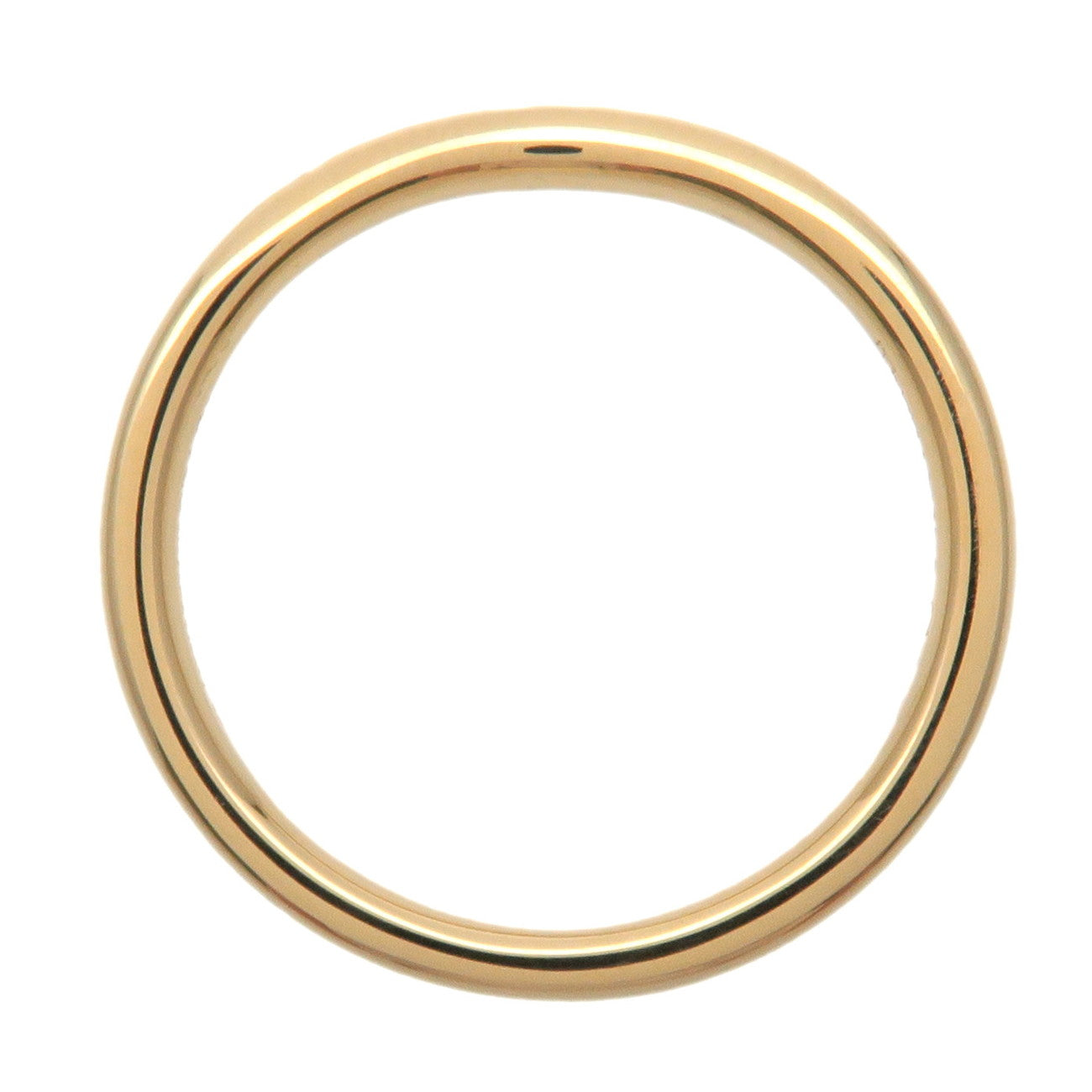 Tiffany & Co Curved Band 9P Diamond Ring 750YG Yellow Gold US4.5
