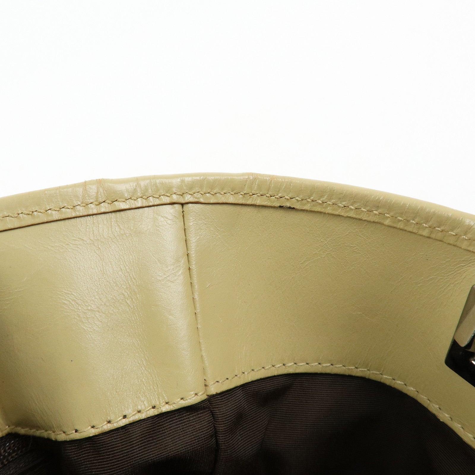 GUCCI GG Canvas Leather Tote Bag Shoulder Bag Brown Beige 31244