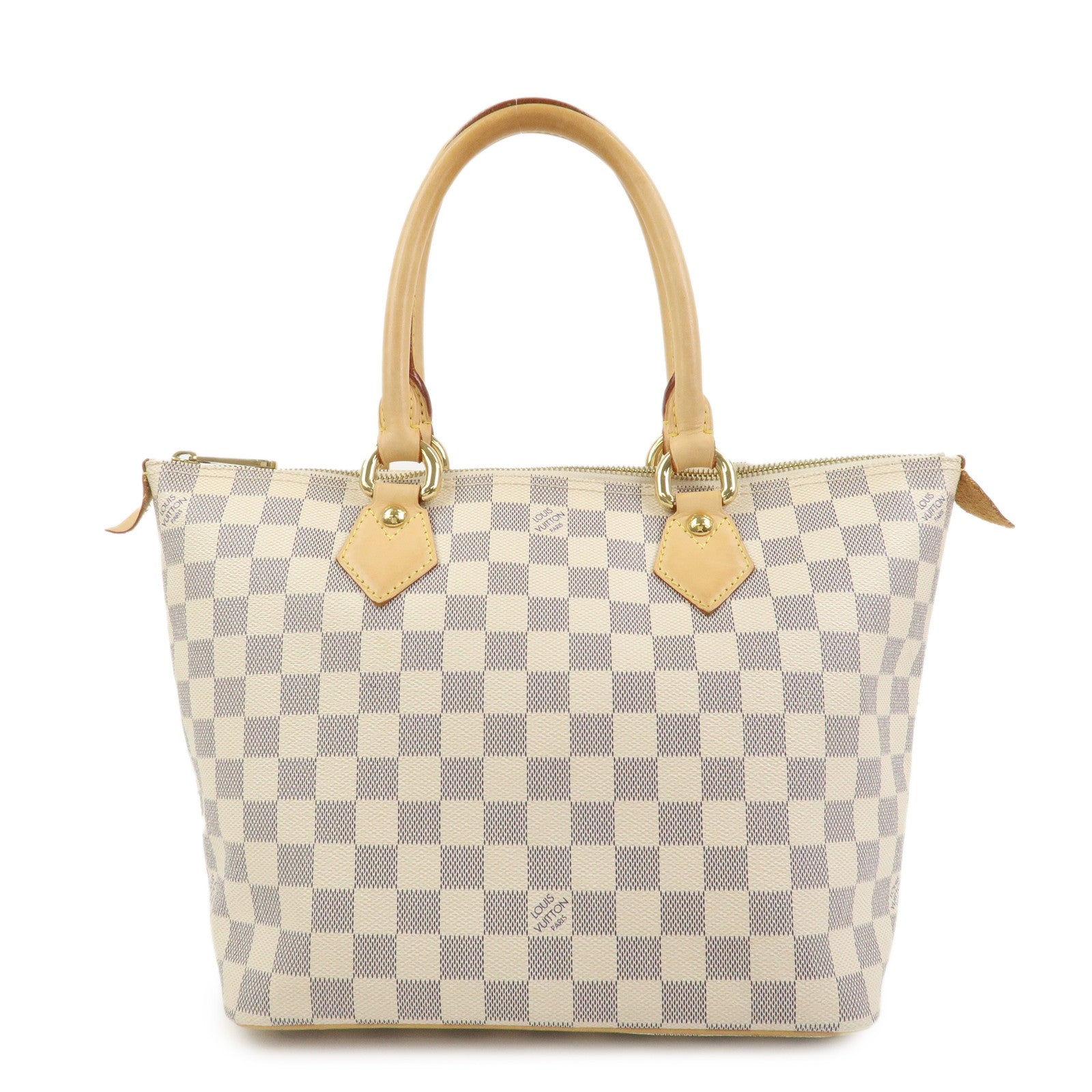 Louis Vuitton Damier Azur Saleya PM Tote Bag Hand Bag N51186