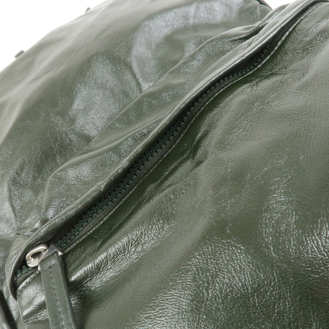 BOTTEGA VENETA Lamb Skin Nylon Medium Archetype Backpack Khaki