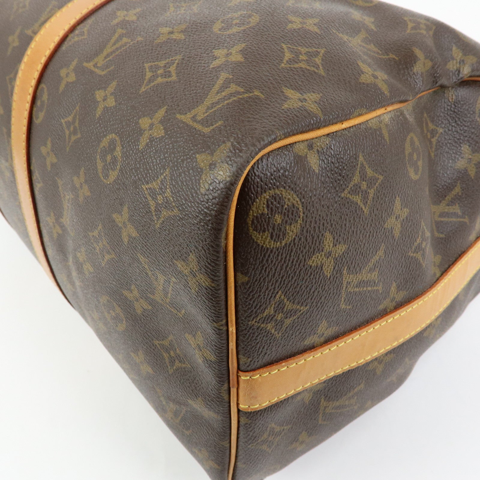 Louis Vuitton Monogram Keep All Bandouliere 45 Boston Bag M41418