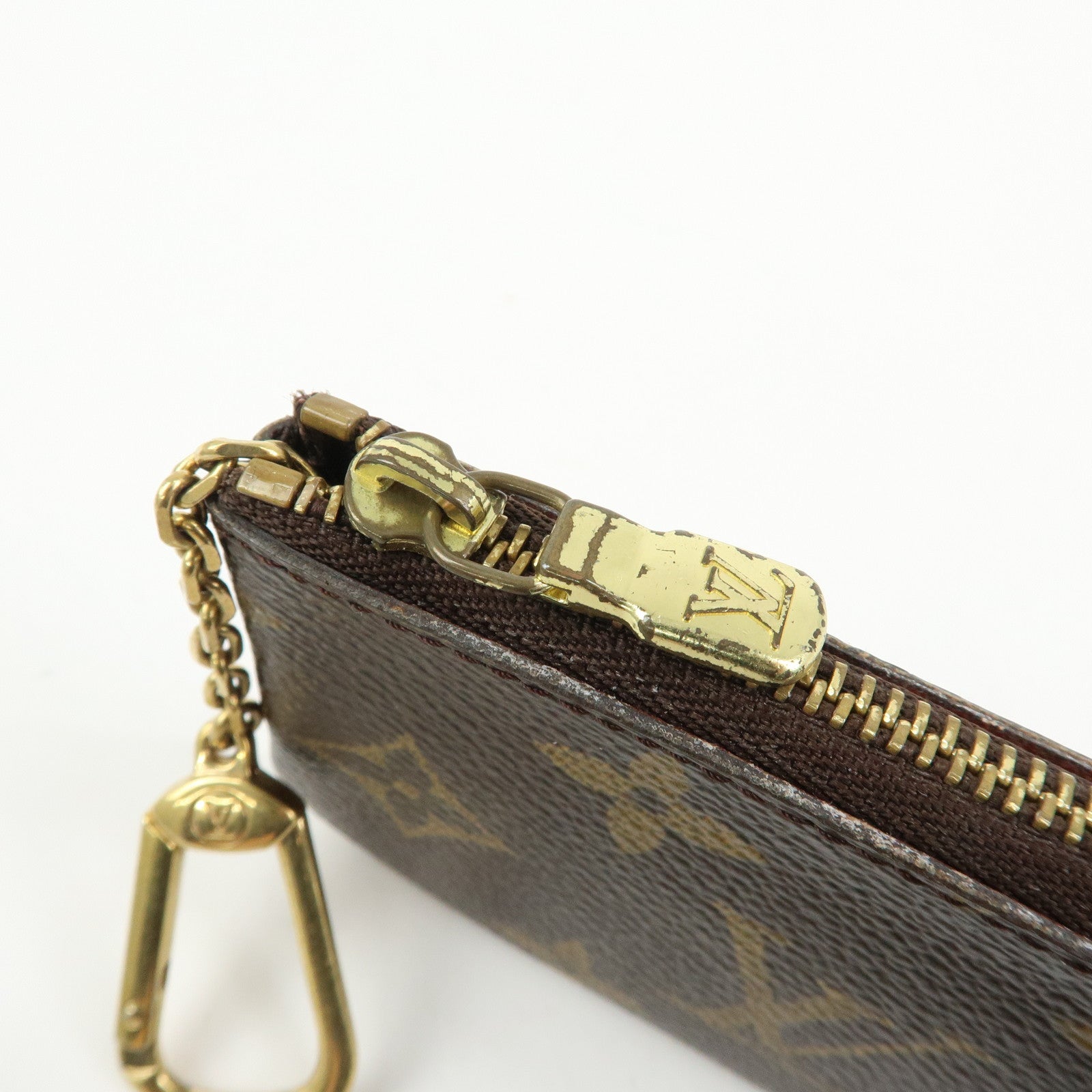 Louis Vuitton Monogram Pochette Cles Coin Case Key Case M62650